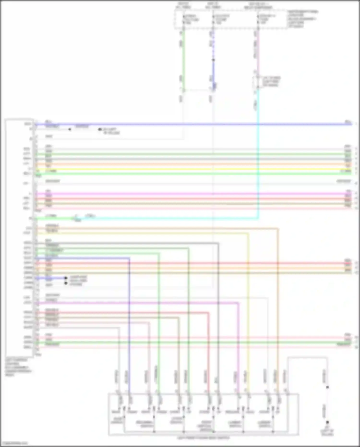 Avalon Toyota XX50 (2018-2024): Memory seat circuit (1 of 2)