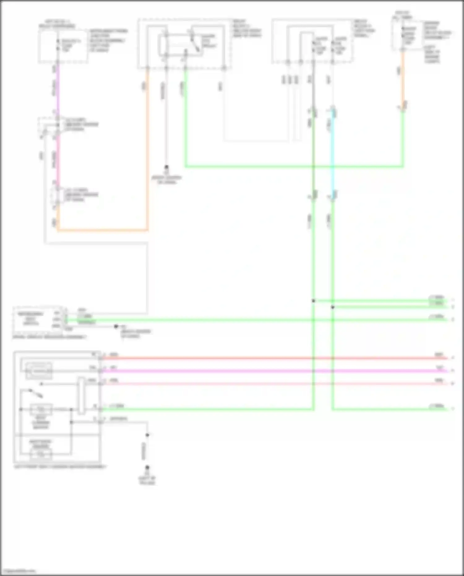 Avalon Toyota XX50 (2018-2024): Front heated seats circuit, w/ climate control seat (1 of 2)