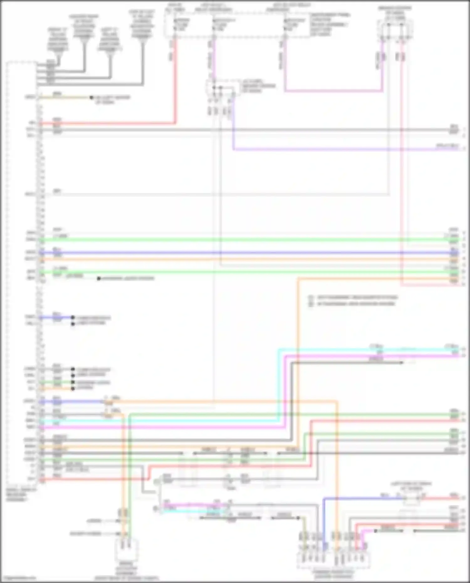 Avalon Toyota XX50 (2018-2024): Radio circuit, w/ navigation (1 of 6)