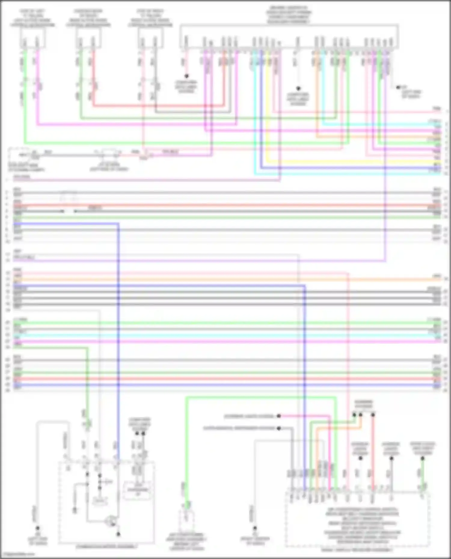 Avalon Toyota XX50 (2018-2024): Radio circuit, w/ navigation (4 of 6)