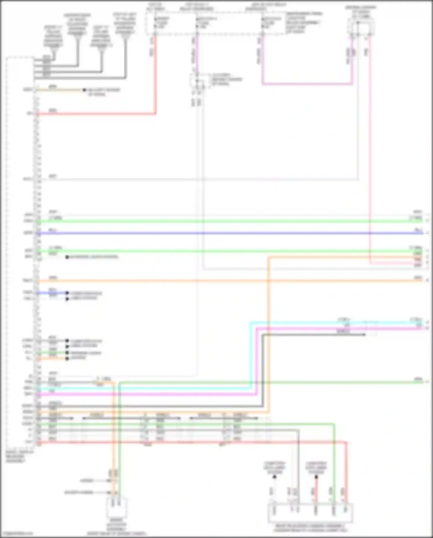 Avalon Toyota XX50 (2018-2024): Radio circuit, w/o navigation (1 of 4)