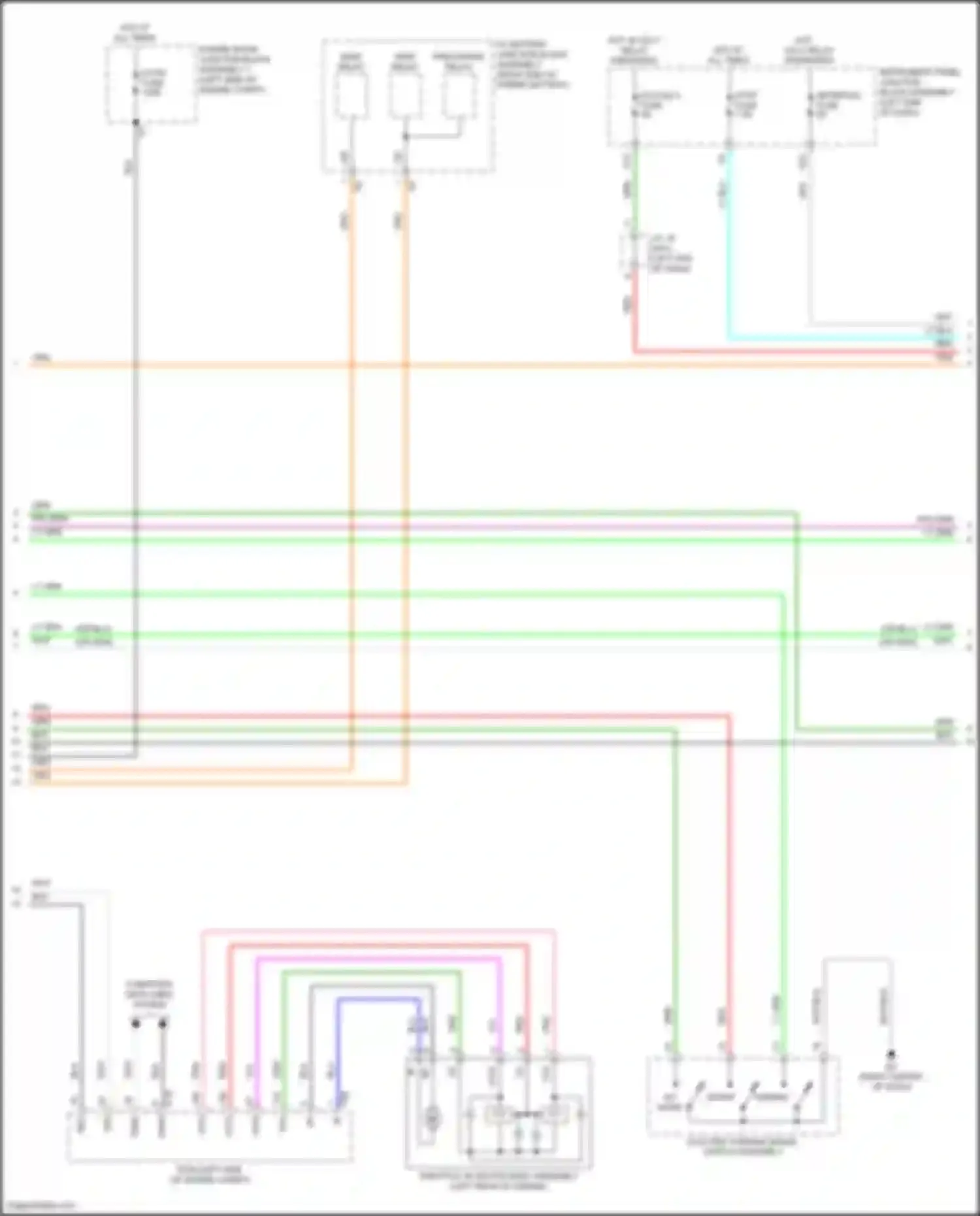 Avalon Toyota XX50 (2018-2024): 2.5l hybrid, transmission circuit (3 of 4)
