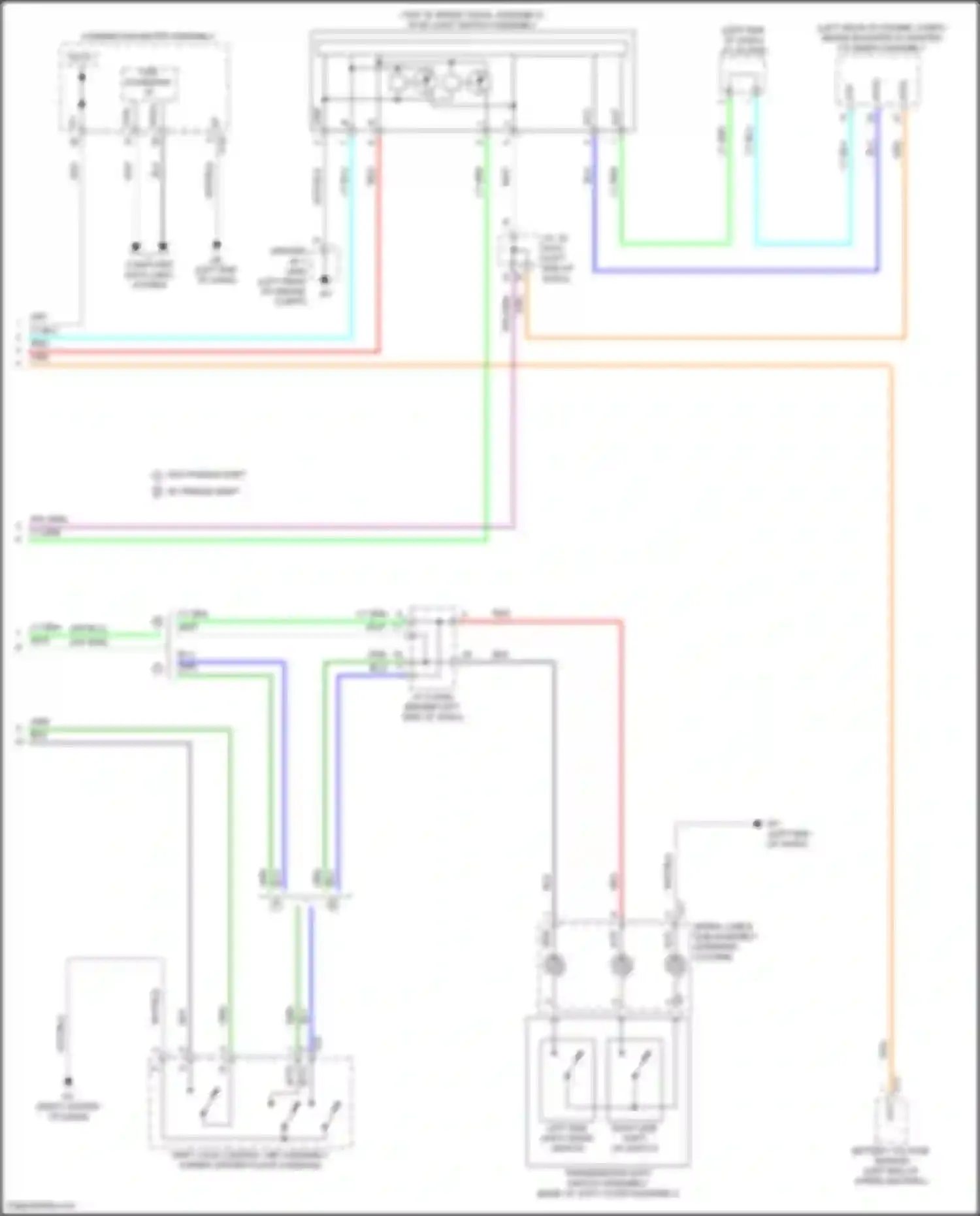 Avalon Toyota XX50 (2018-2024): 2.5l hybrid, transmission circuit (4 of 4)