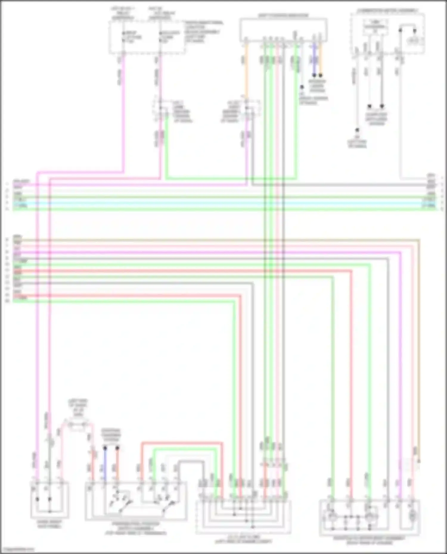 Avalon Toyota XX50 (2018-2024): 3.5l, transmission circuit (2 of 3)