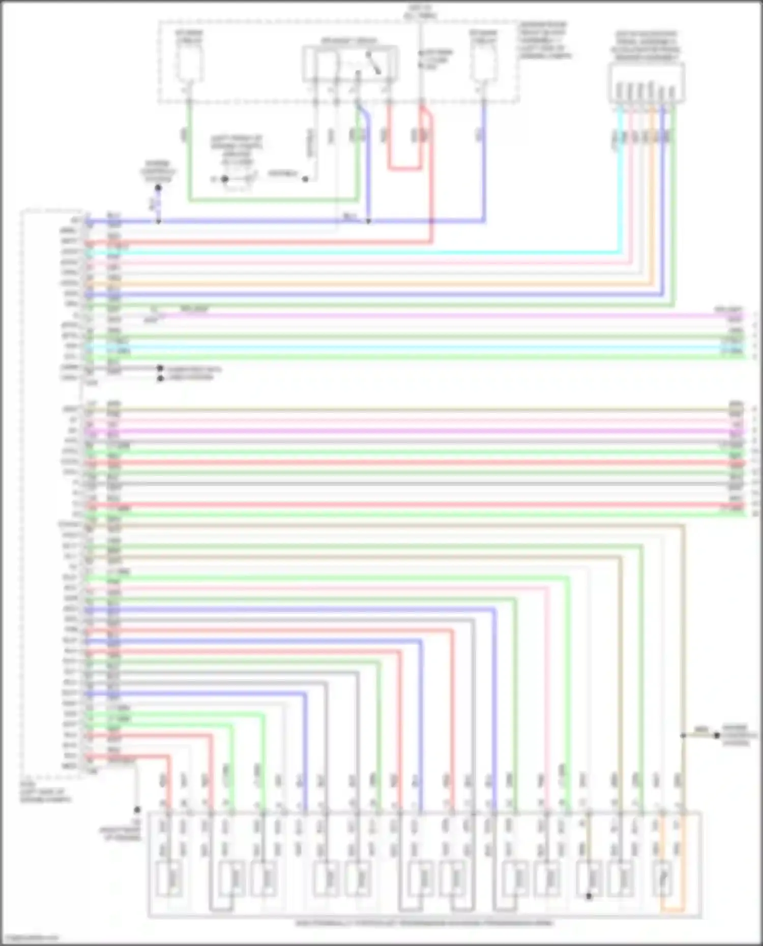 Wiring diagram accelerator pedal sensor assembly for Toyota Avalon XX50 (2018-2024) (4 of 7)
