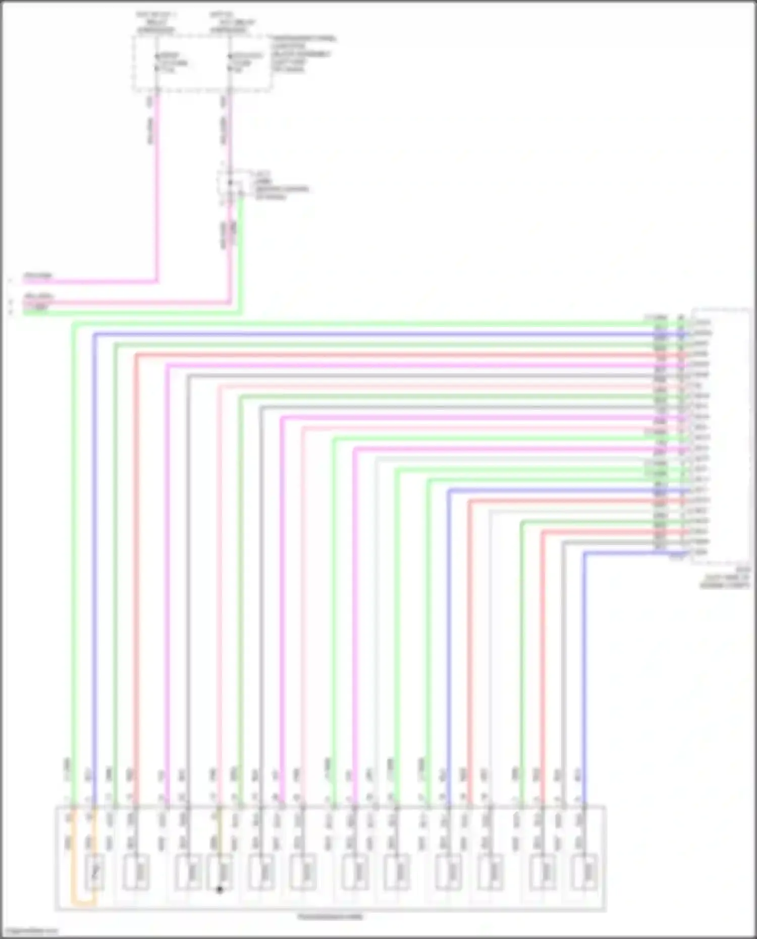 Wiring diagram blk for Toyota Avalon XX50 (2018-2024) (144 of 191)