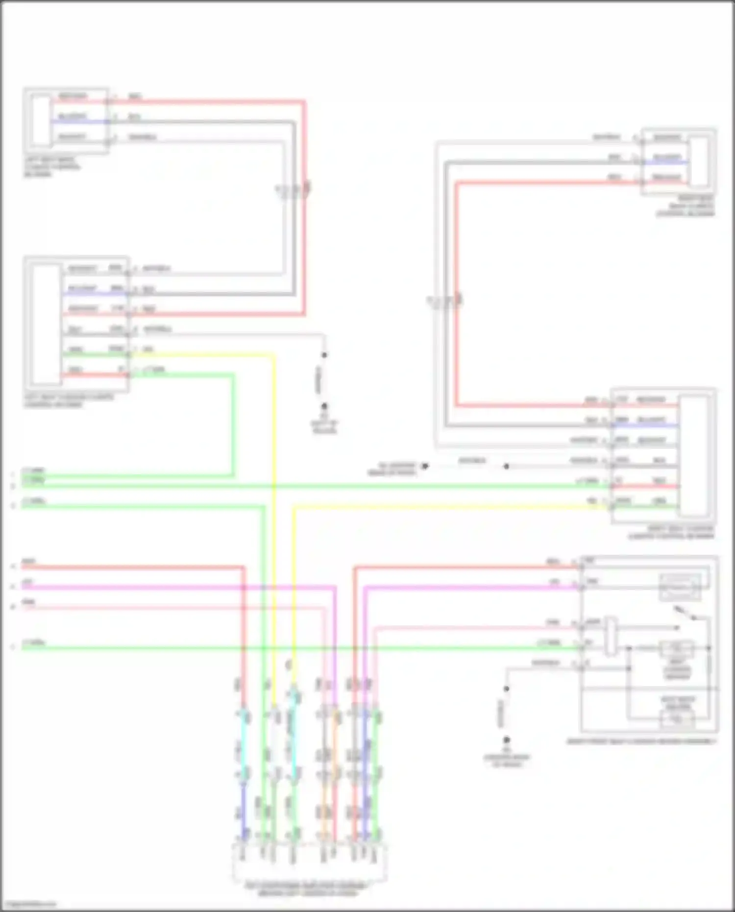 Wiring diagram blk/wht for Toyota Avalon XX50 (2018-2024) (1 of 3)