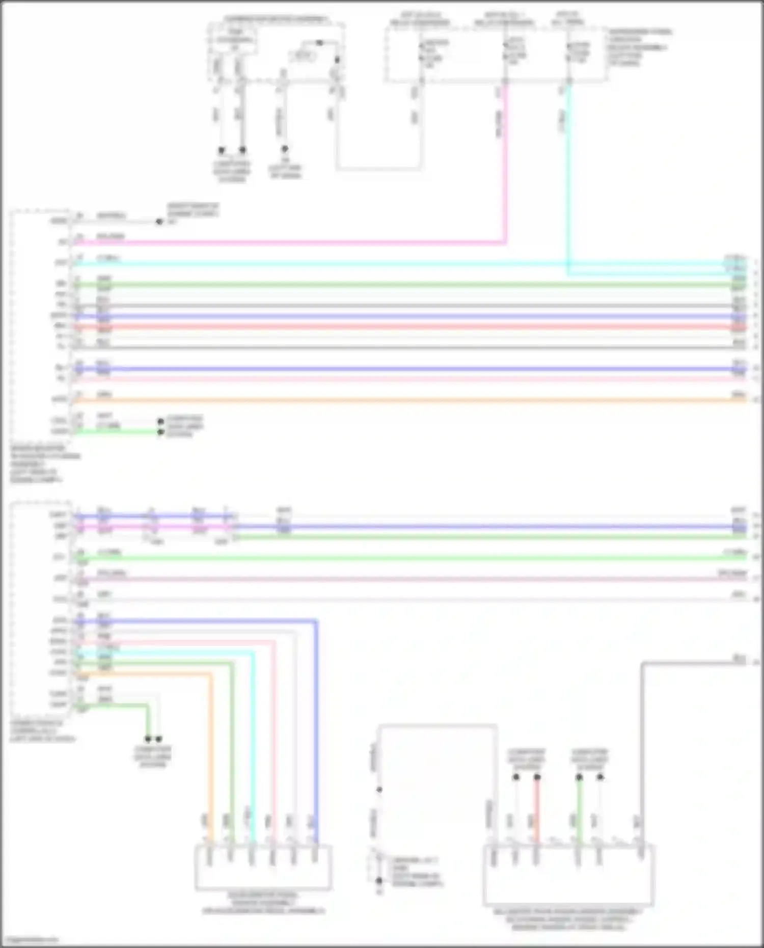 Wiring diagram computer data lines system for Toyota Avalon XX50 (2018-2024) (74 of 104)