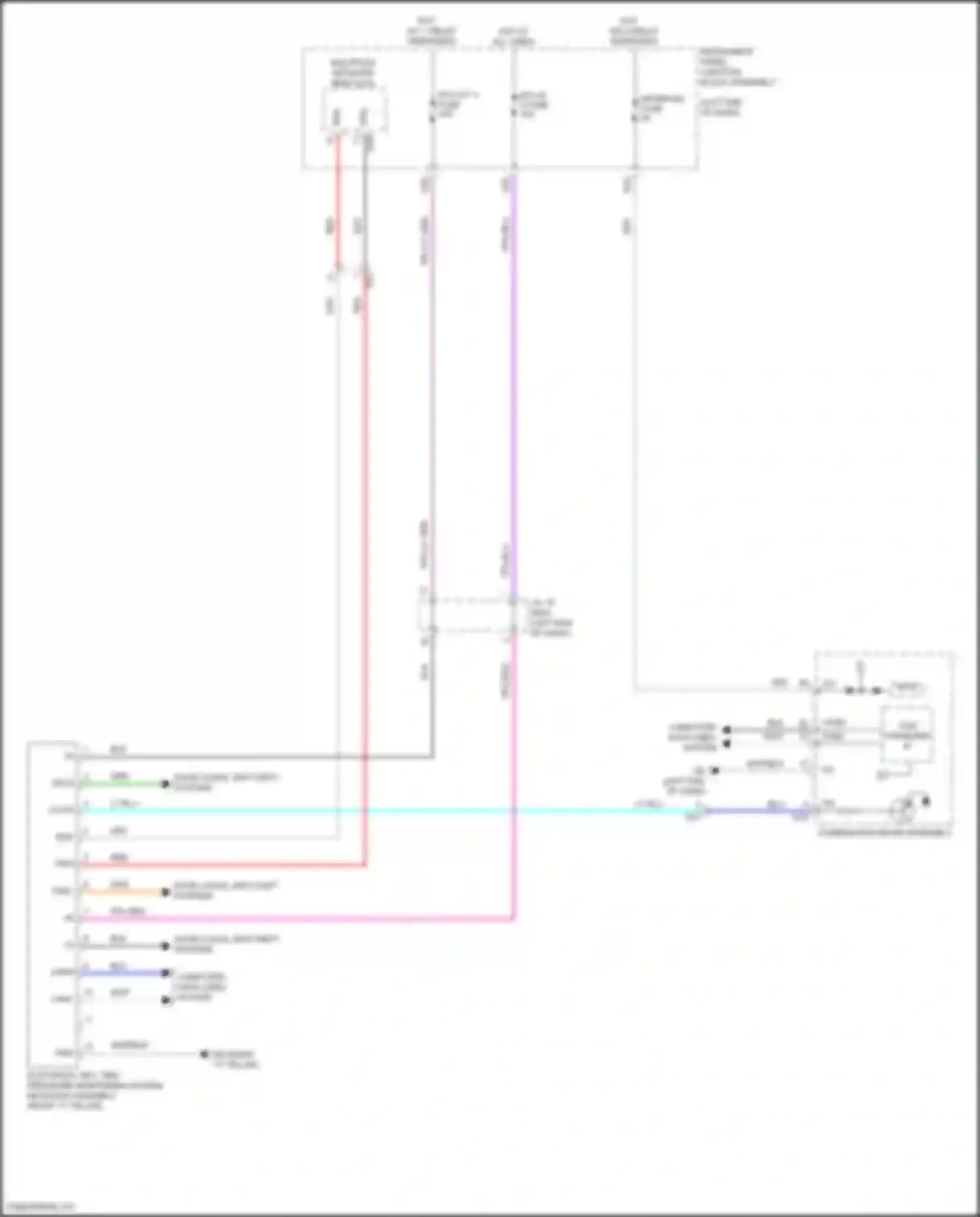 Wiring diagram computer data lines system for Toyota Avalon XX50 (2018-2024) (60 of 104)