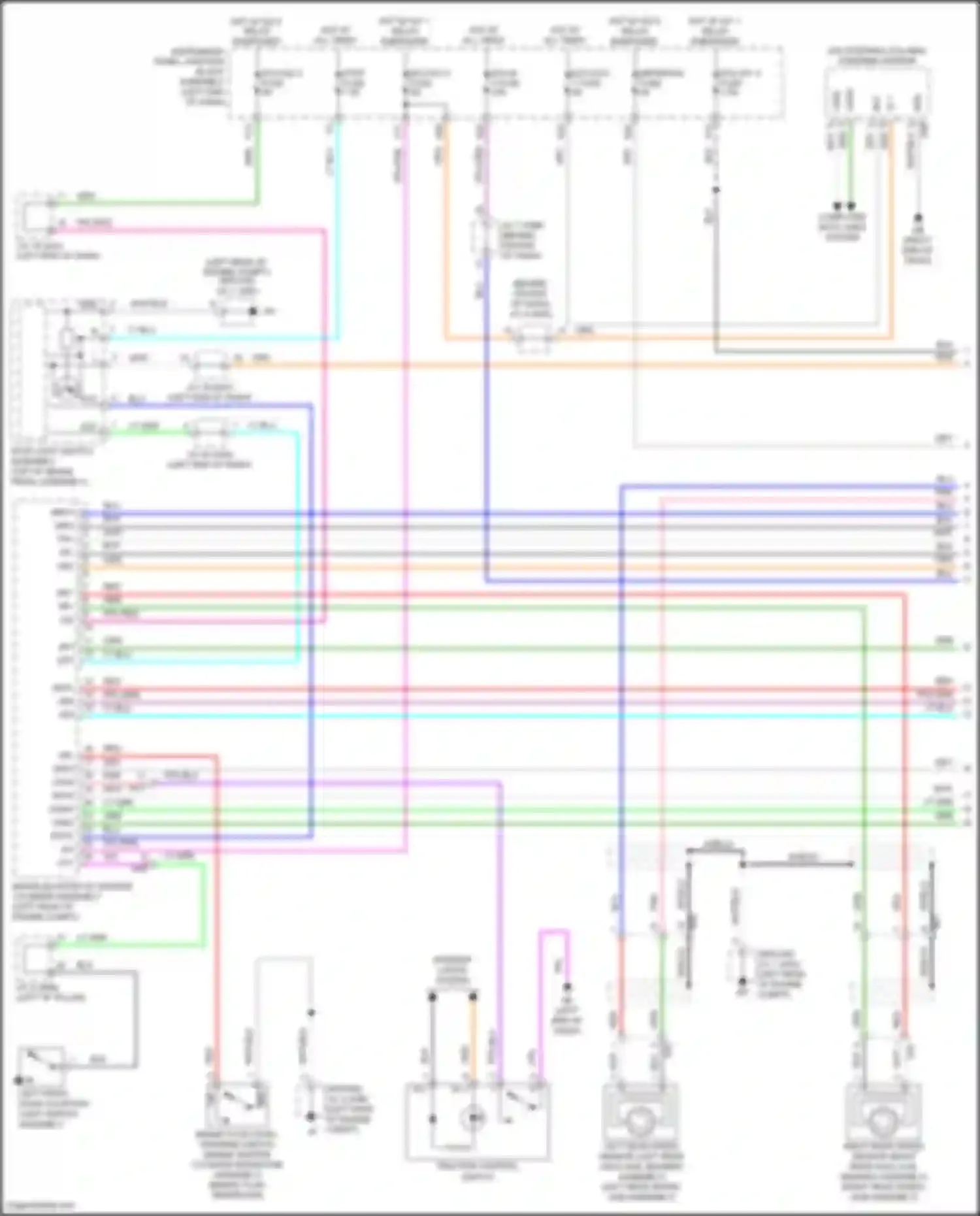 Wiring diagram computer data lines system for Toyota Avalon XX50 (2018-2024) (77 of 104)
