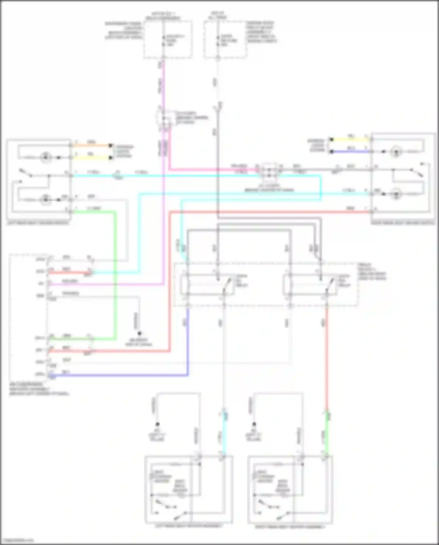 Wiring diagram grn for Toyota Avalon XX50 (2018-2024) (70 of 173)