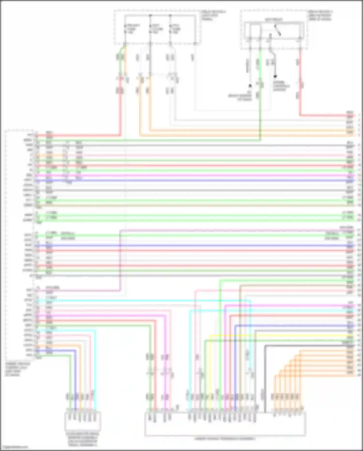 Wiring diagram pm igct fuse for Toyota Avalon XX50 (2018-2024) (1 of 3)