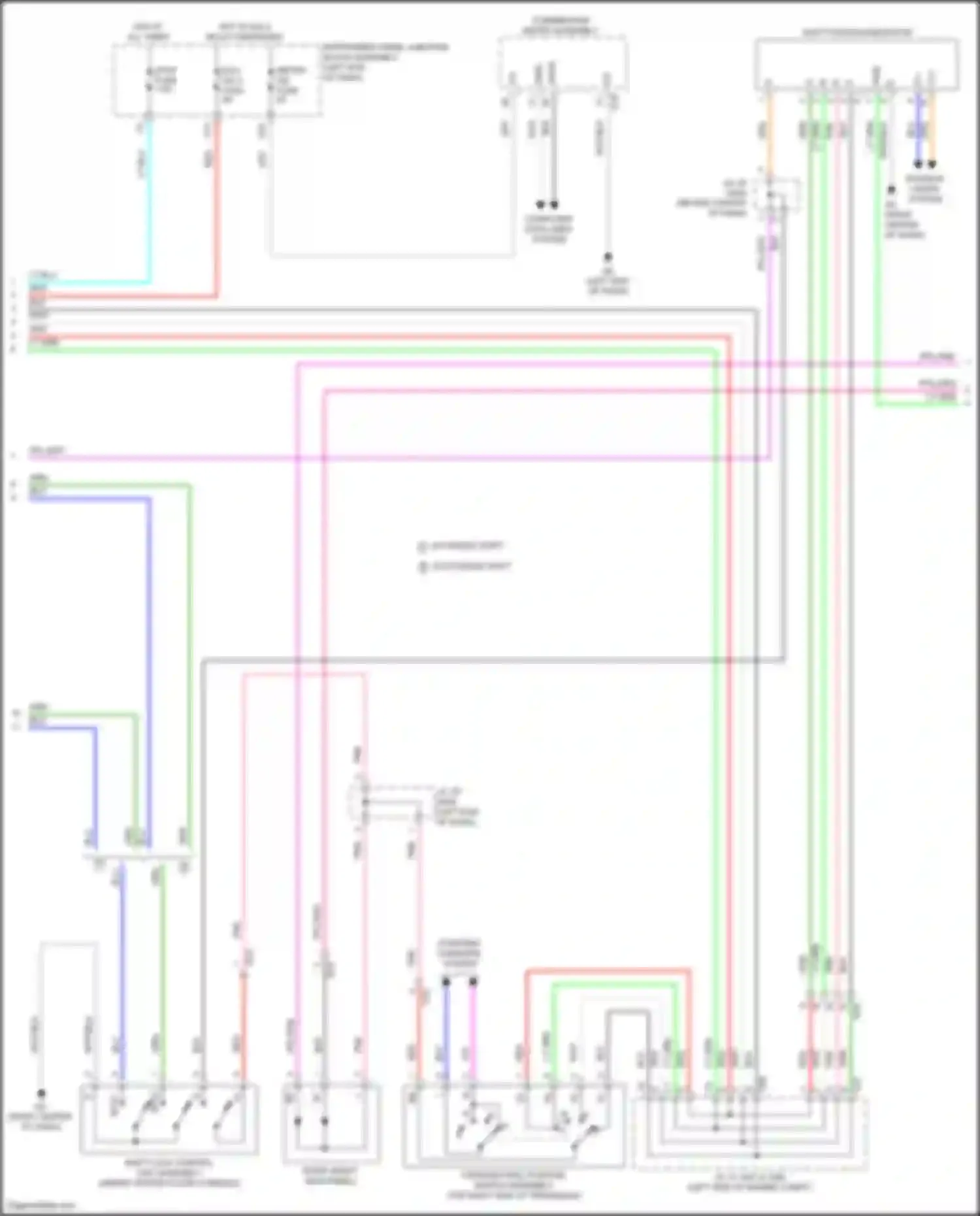 Wiring diagram pnk for Toyota Avalon XX50 (2018-2024) (93 of 137)