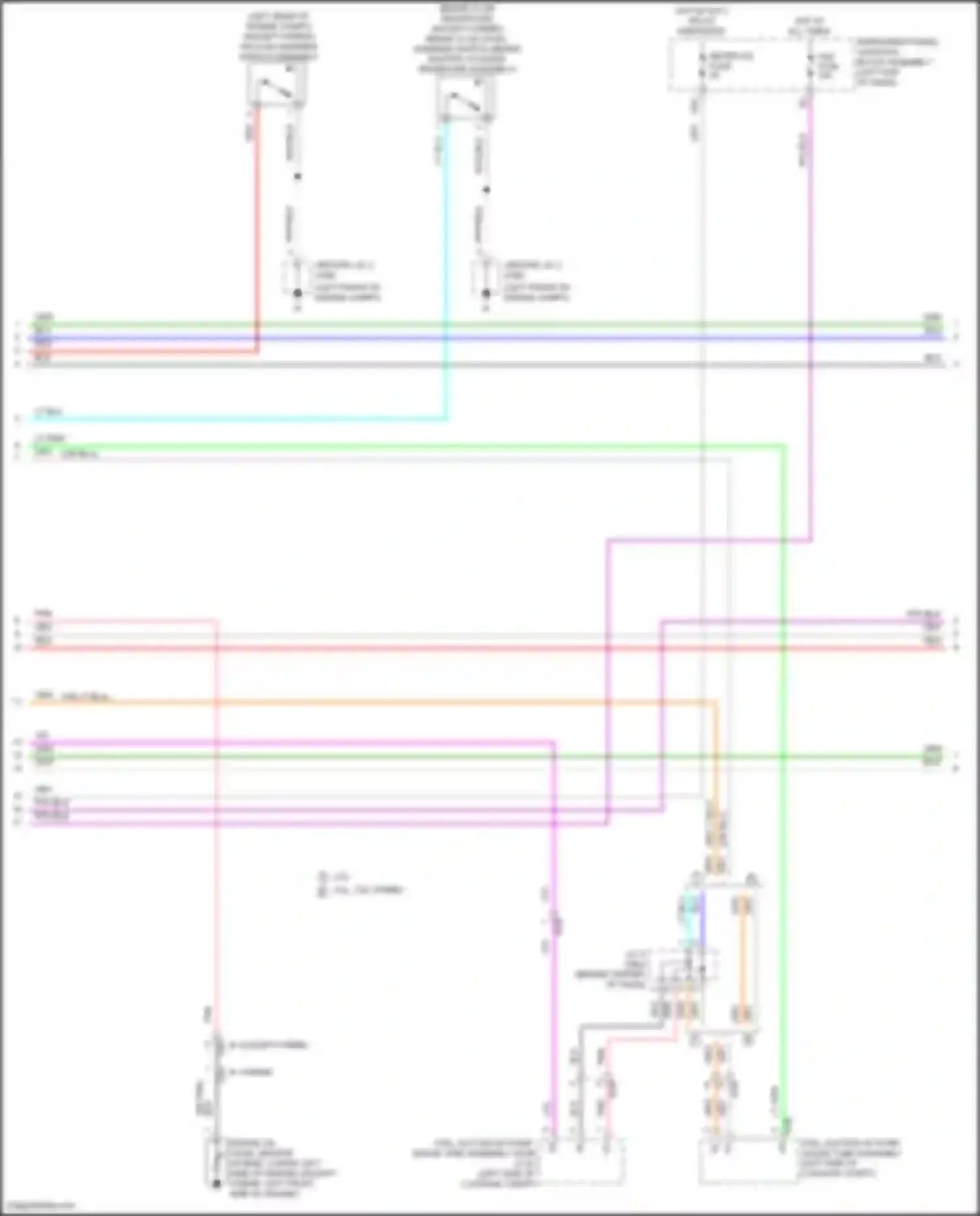 Wiring diagram ppl/blk for Toyota Avalon XX50 (2018-2024) (5 of 51)