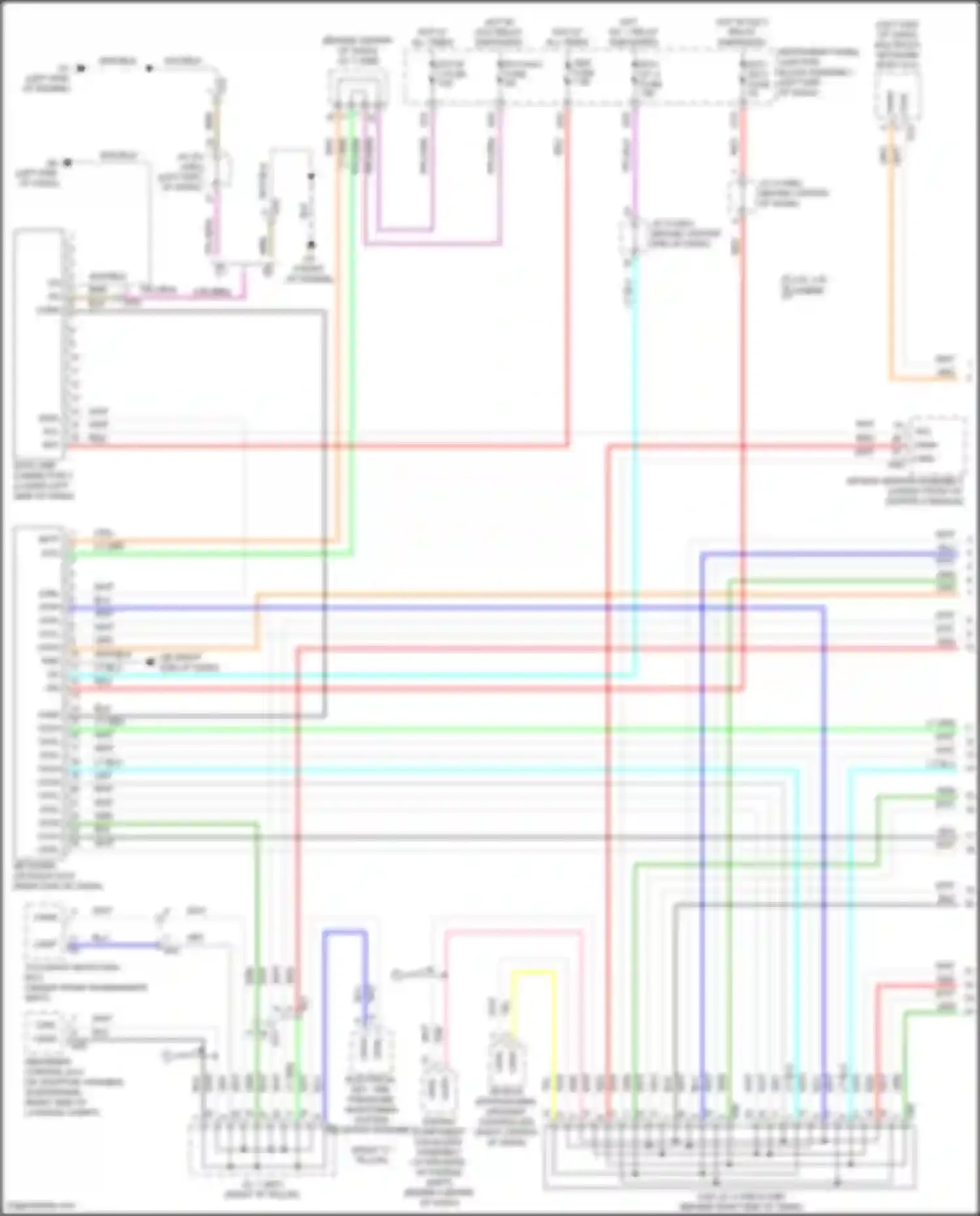 Wiring diagram right end of dash) for Toyota Avalon XX50 (2018-2024) (3 of 26)