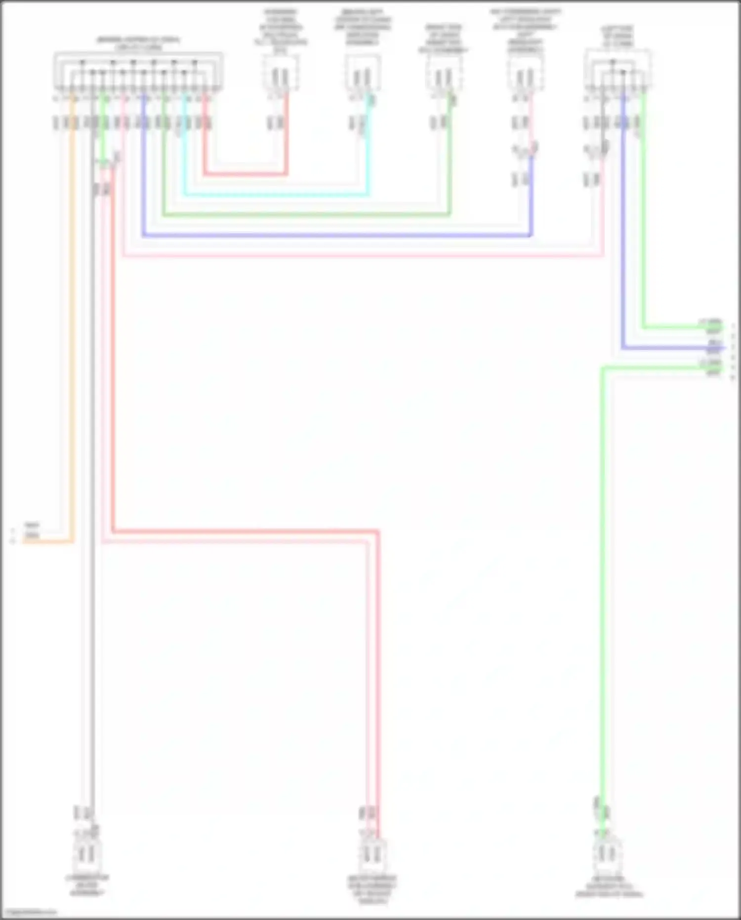 Wiring diagram right end of dash) for Toyota Avalon XX50 (2018-2024) (1 of 26)