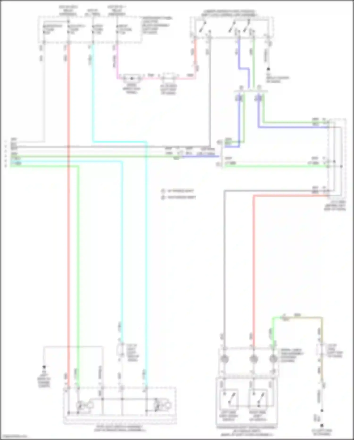 Wiring diagram steering column) for Toyota Avalon XX50 (2018-2024) (24 of 27)