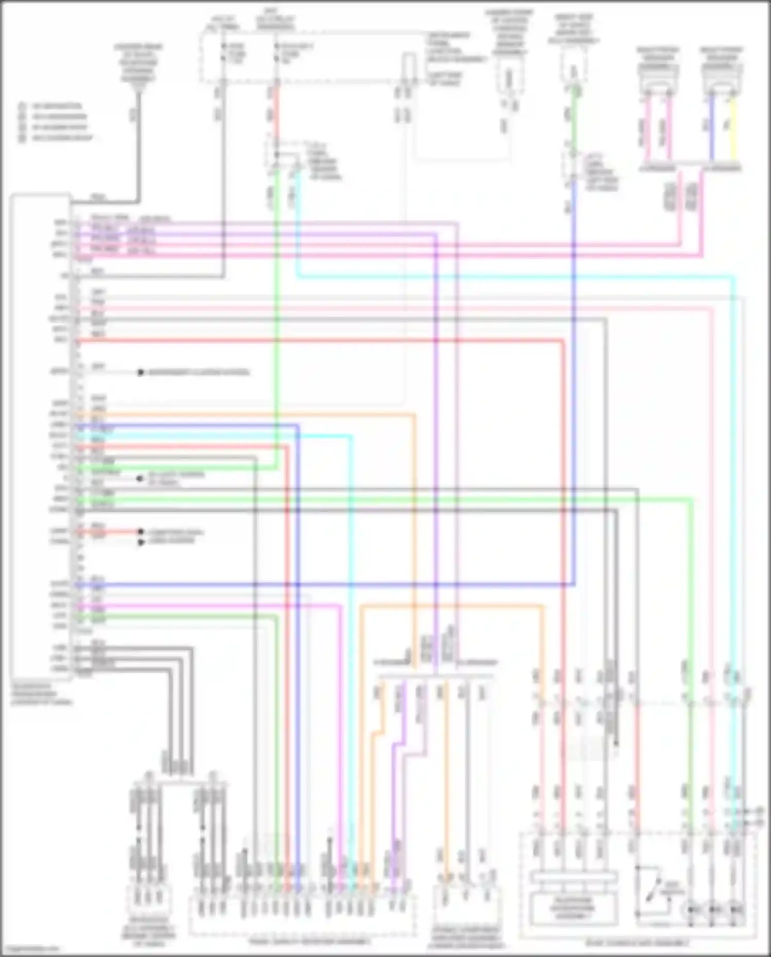 Wiring diagram wht for Toyota Avalon XX50 (2018-2024) (60 of 185)