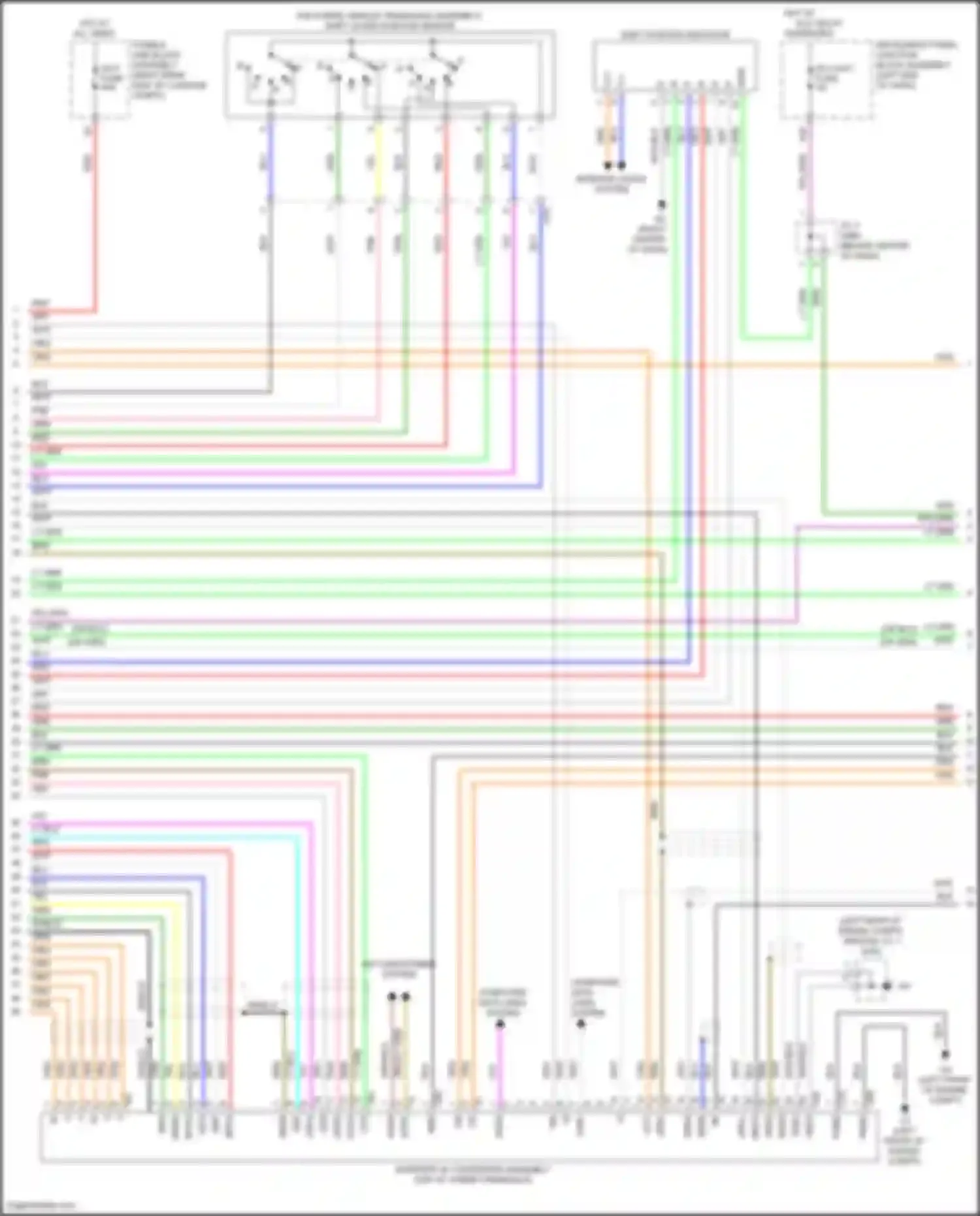 Wiring diagram wht for Toyota Avalon XX50 (2018-2024) (172 of 185)