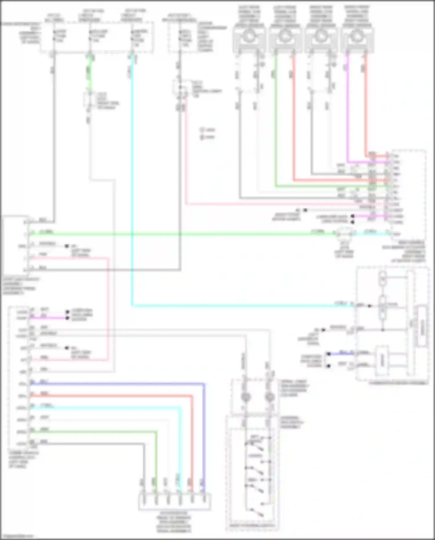 bZ4X Toyota I (2022-2024): Cruise control circuit