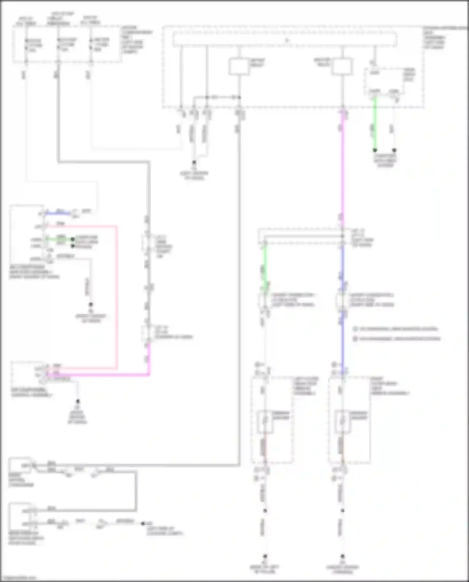 bZ4X Toyota I (2022-2024): Mirror heater & rear defogger circuit