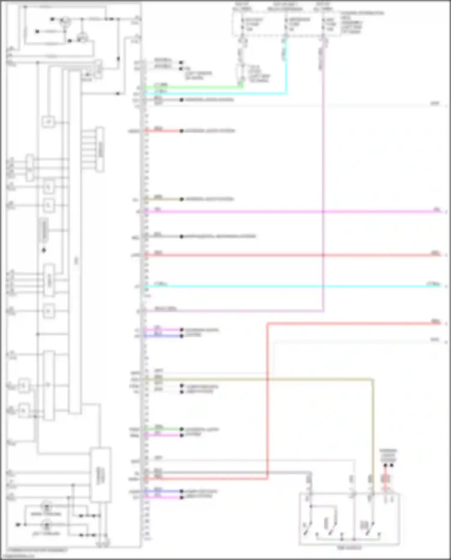 bZ4X Toyota I (2022-2024): Instrument cluster circuit (1 of 3)