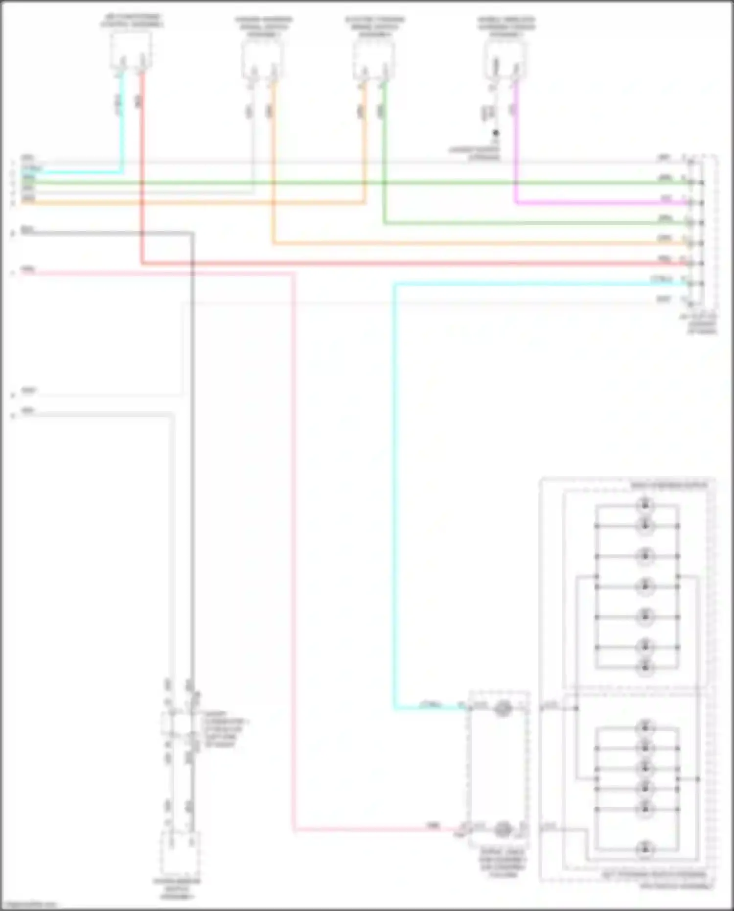 bZ4X Toyota I (2022-2024): Instrument illumination circuit (3 of 3)