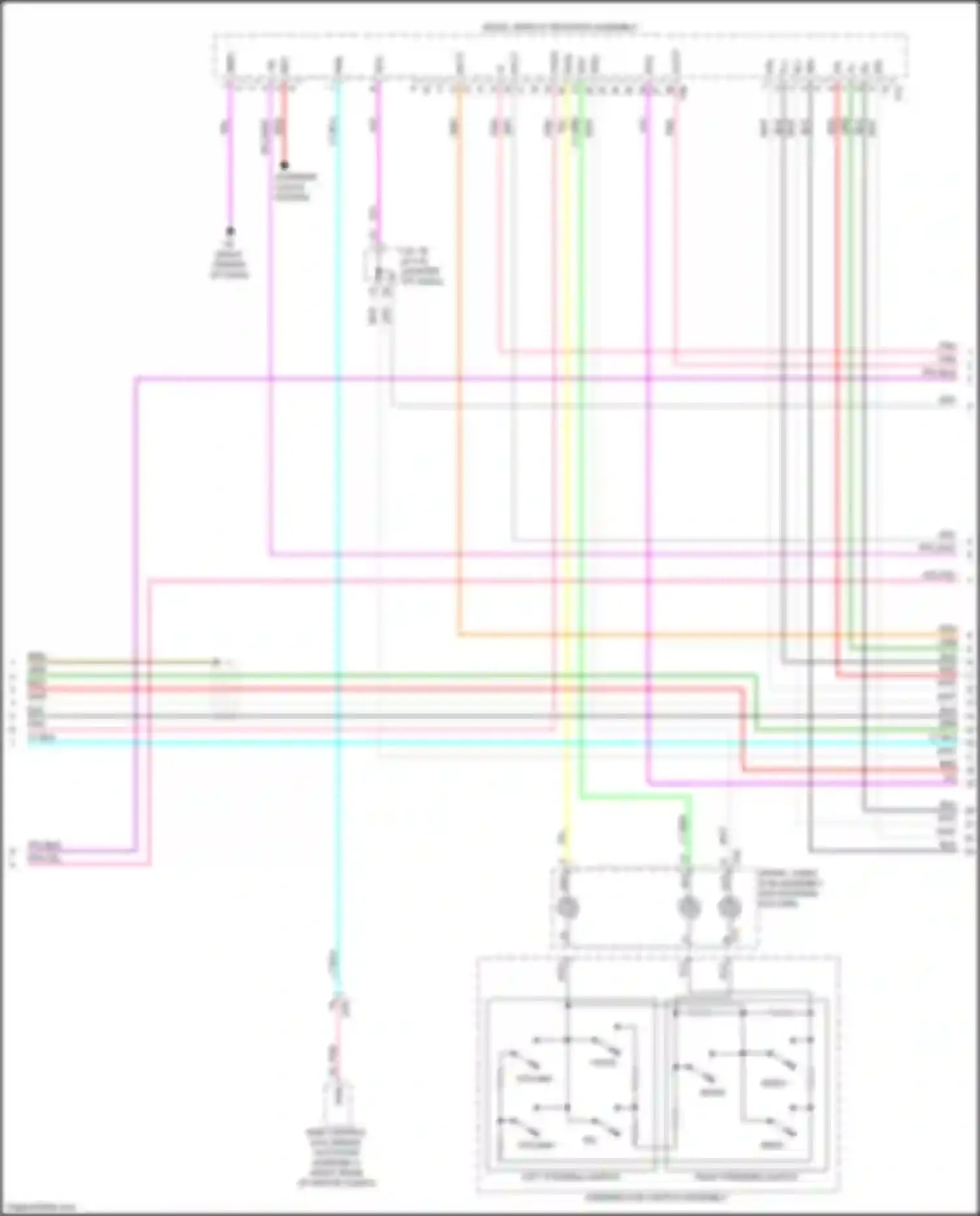 bZ4X Toyota I (2022-2024): Navigation circuit, w/ separate amplifier (3 of 5)