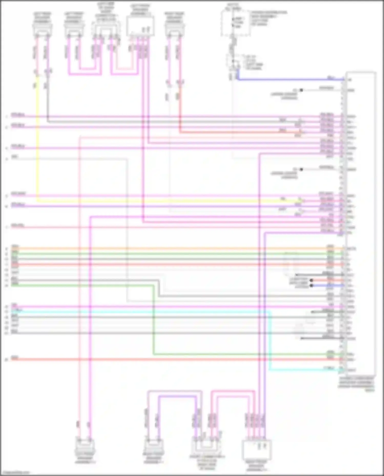 bZ4X Toyota I (2022-2024): Navigation circuit, w/ separate amplifier (5 of 5)