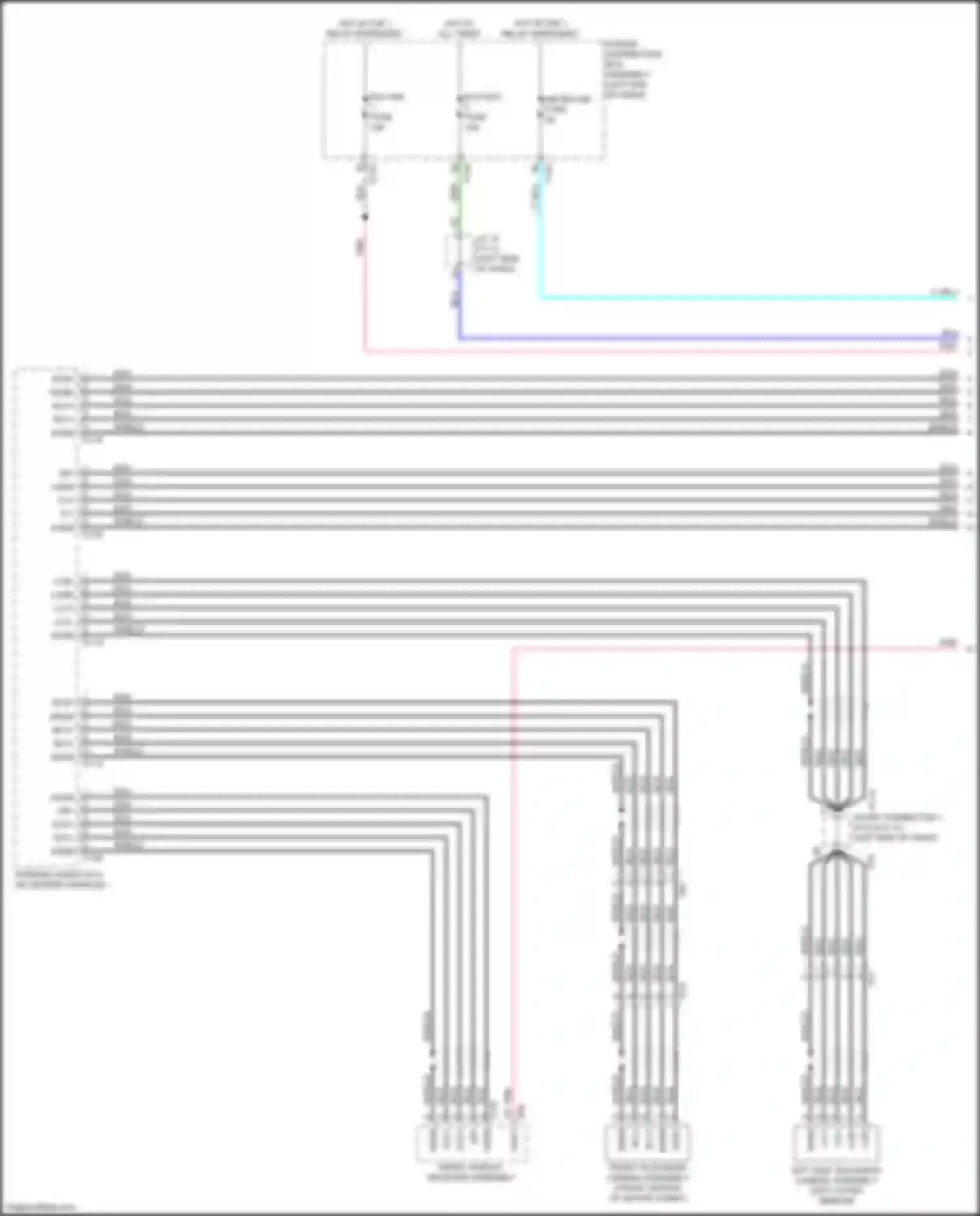 bZ4X Toyota I (2022-2024): Parking assistant circuit (1 of 2)