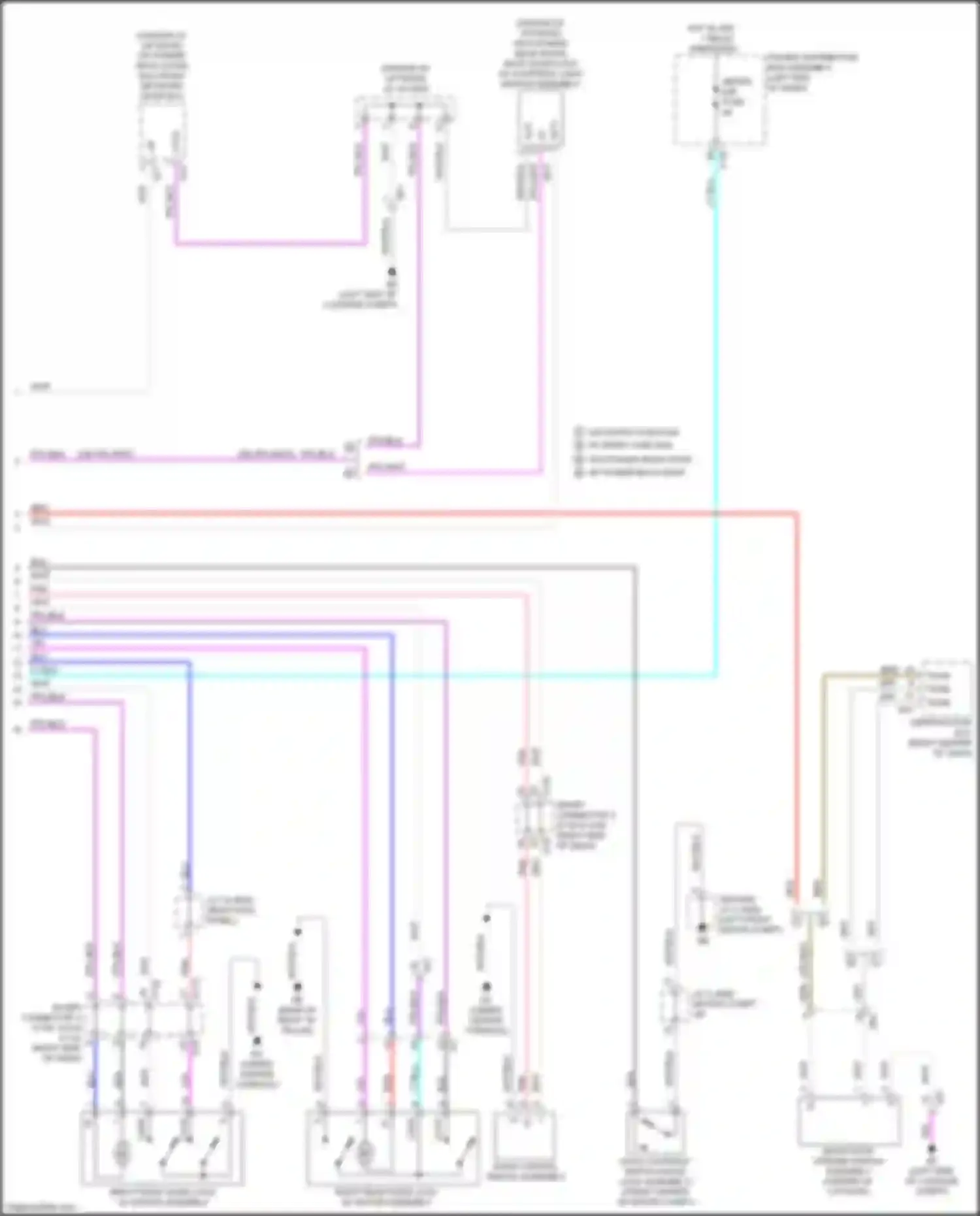 bZ4X Toyota I (2022-2024): Power door locks circuit, w/o smart key system (2 of 2)