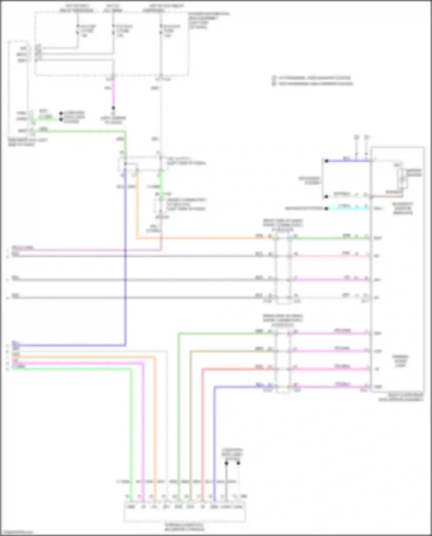 bZ4X Toyota I (2022-2024): Power mirrors circuit (2 of 2)