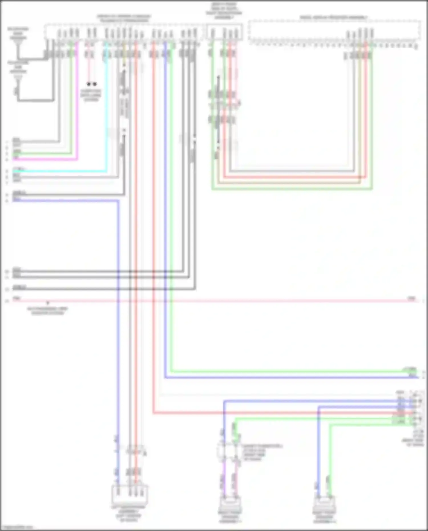 bZ4X Toyota I (2022-2024): Radio circuit, w/ built-in amplifier (2 of 4)