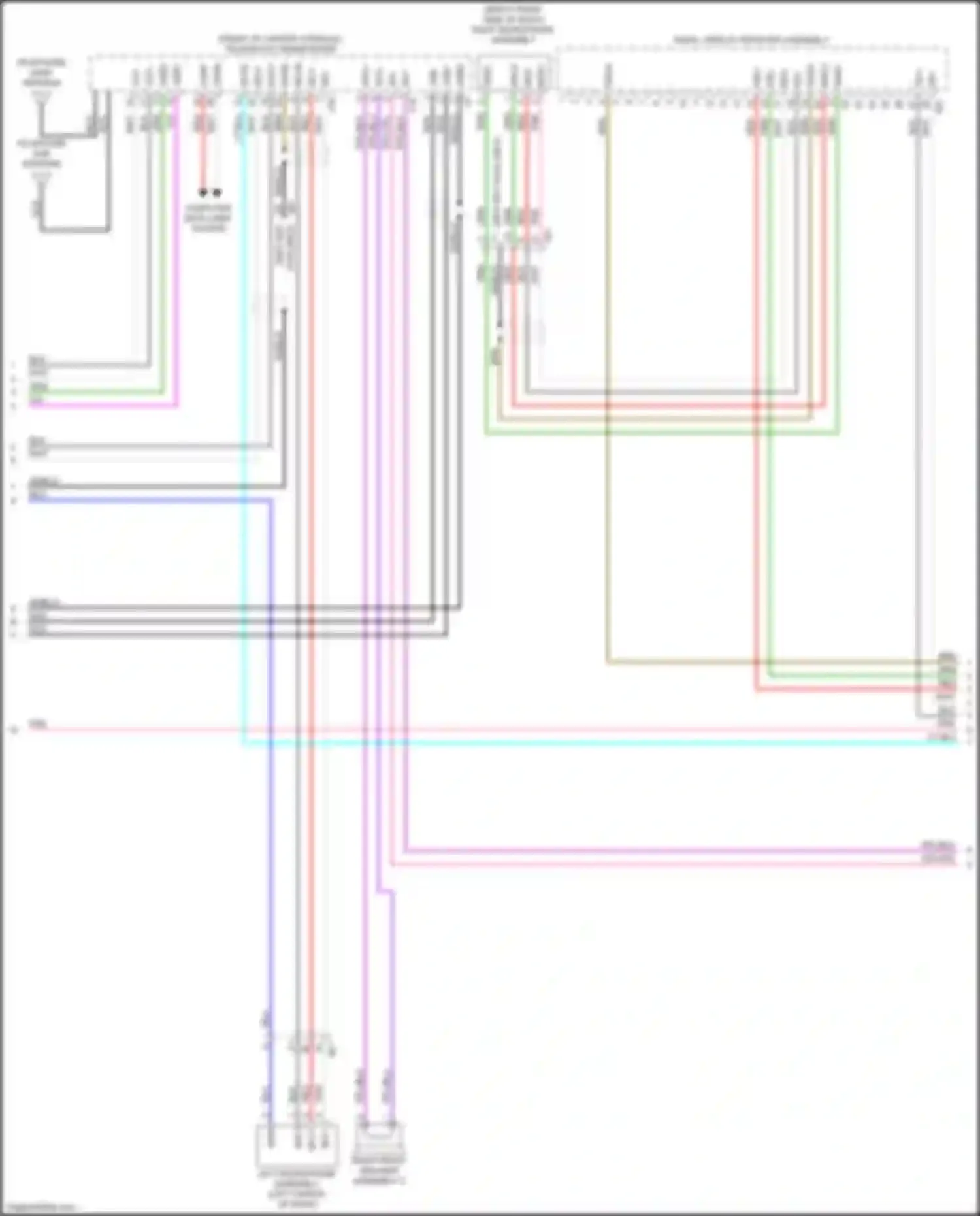 bZ4X Toyota I (2022-2024): Radio circuit, w/ separate amplifier (2 of 5)
