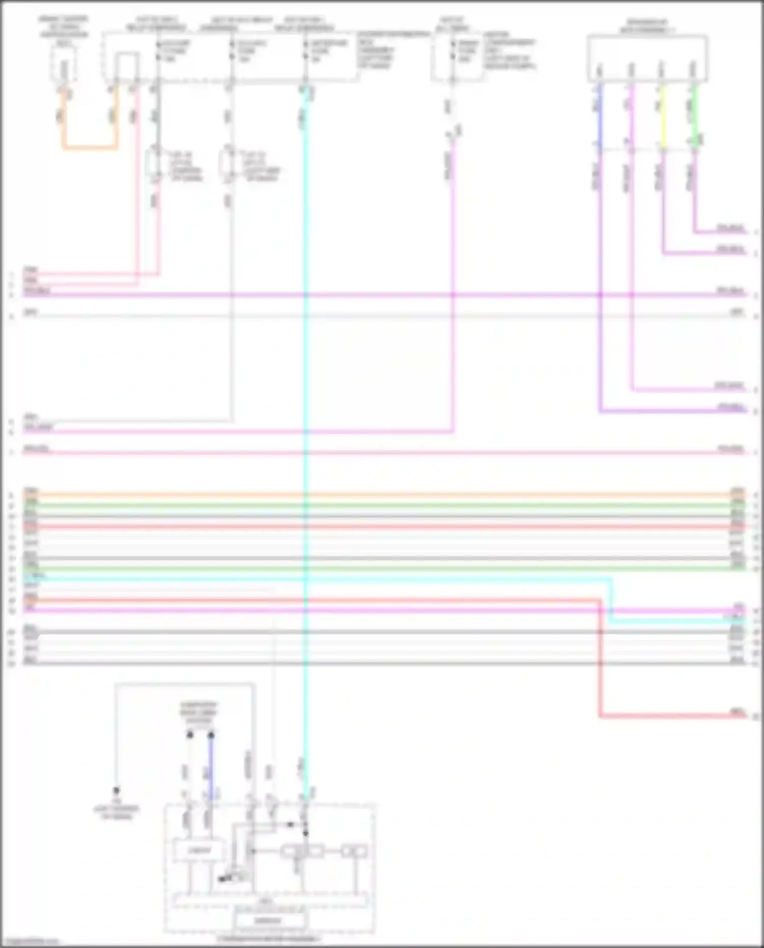 bZ4X Toyota I (2022-2024): Radio circuit, w/ separate amplifier (4 of 5)