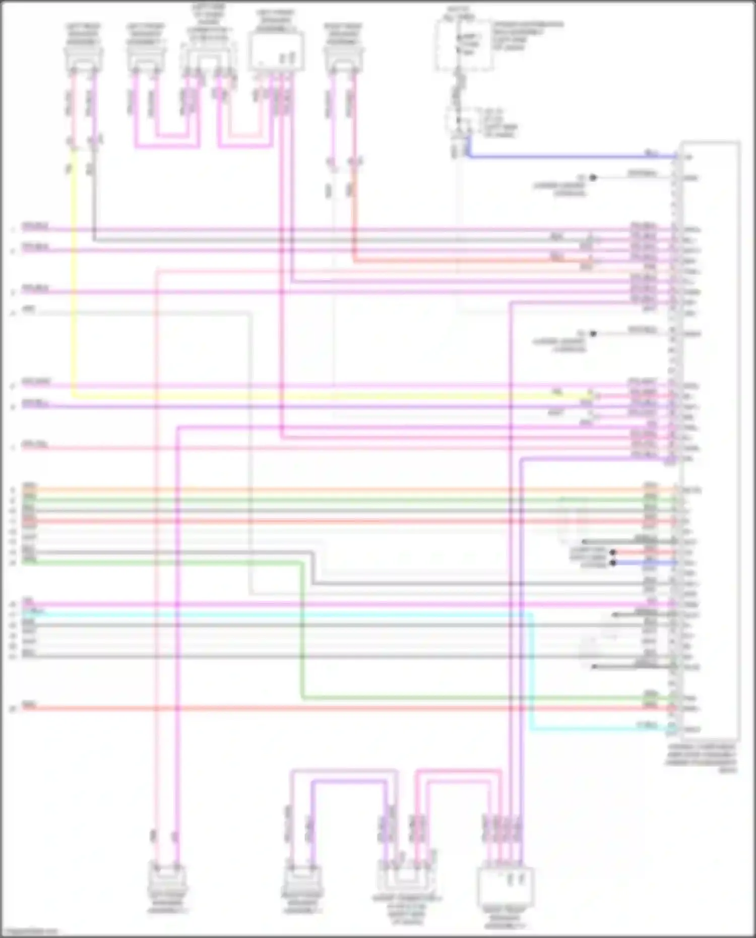 bZ4X Toyota I (2022-2024): Radio circuit, w/ separate amplifier (5 of 5)