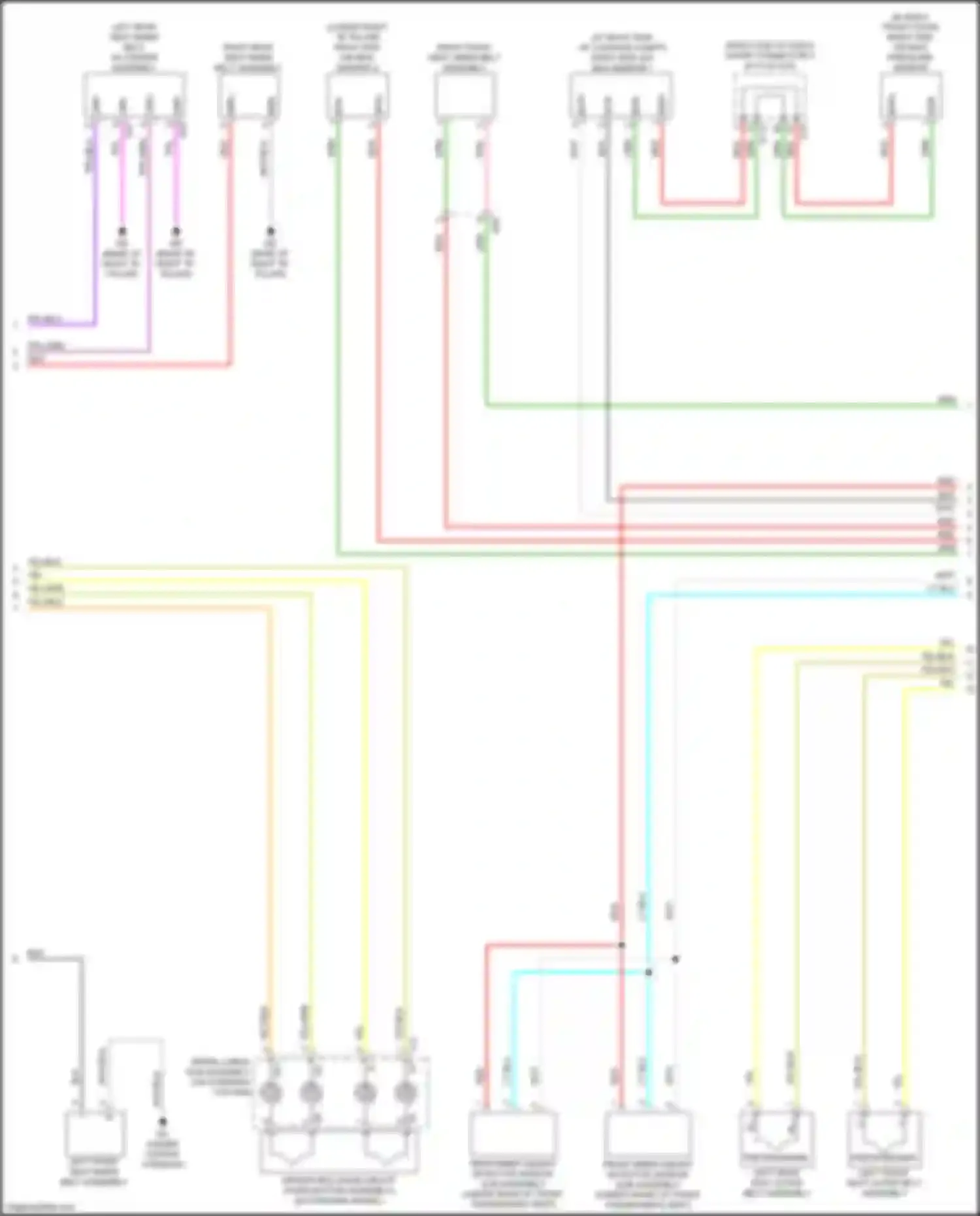 bZ4X Toyota I (2022-2024): Supplemental restraints circuit (2 of 3)