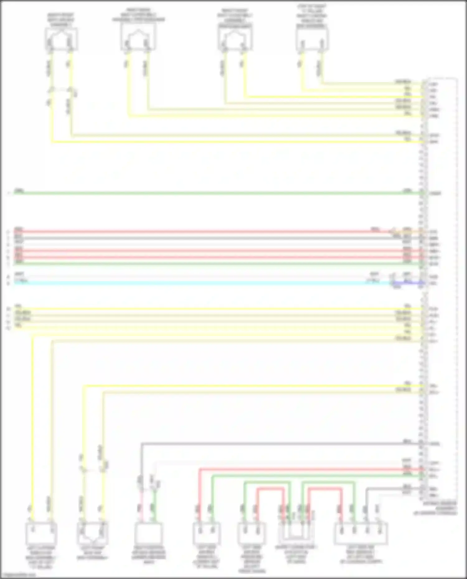 bZ4X Toyota I (2022-2024): Supplemental restraints circuit (3 of 3)