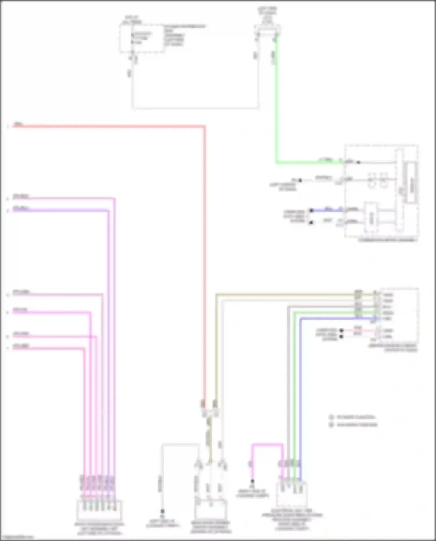 bZ4X Toyota I (2022-2024): Back door opener circuit, w/ power back door (3 of 3)