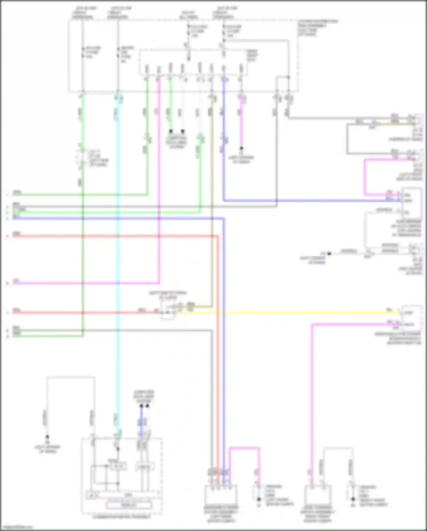 bZ4X Toyota I (2022-2024): Wiper/washer circuit (2 of 2)