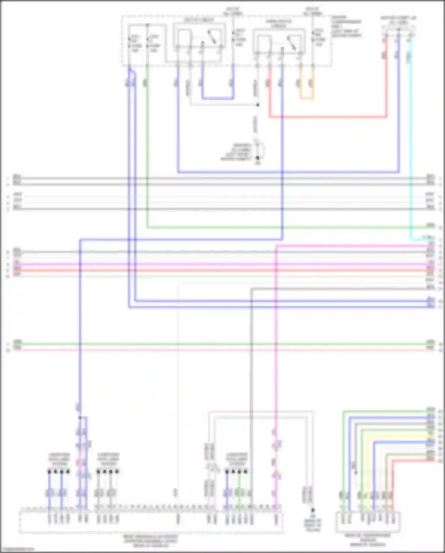 Wiring diagram blu for Toyota bZ4X I (2022-2024) (117 of 123)