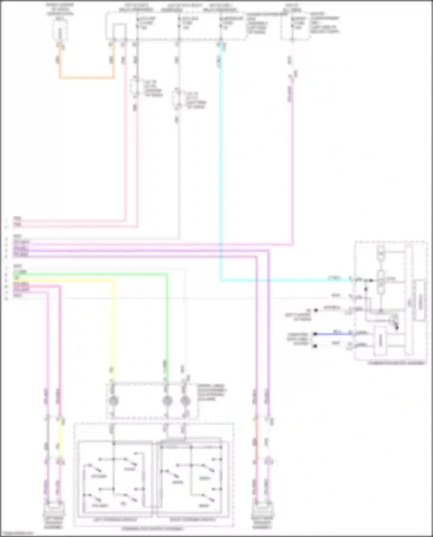 Wiring diagram computer data lines system for Toyota bZ4X I (2022-2024) (5 of 78)
