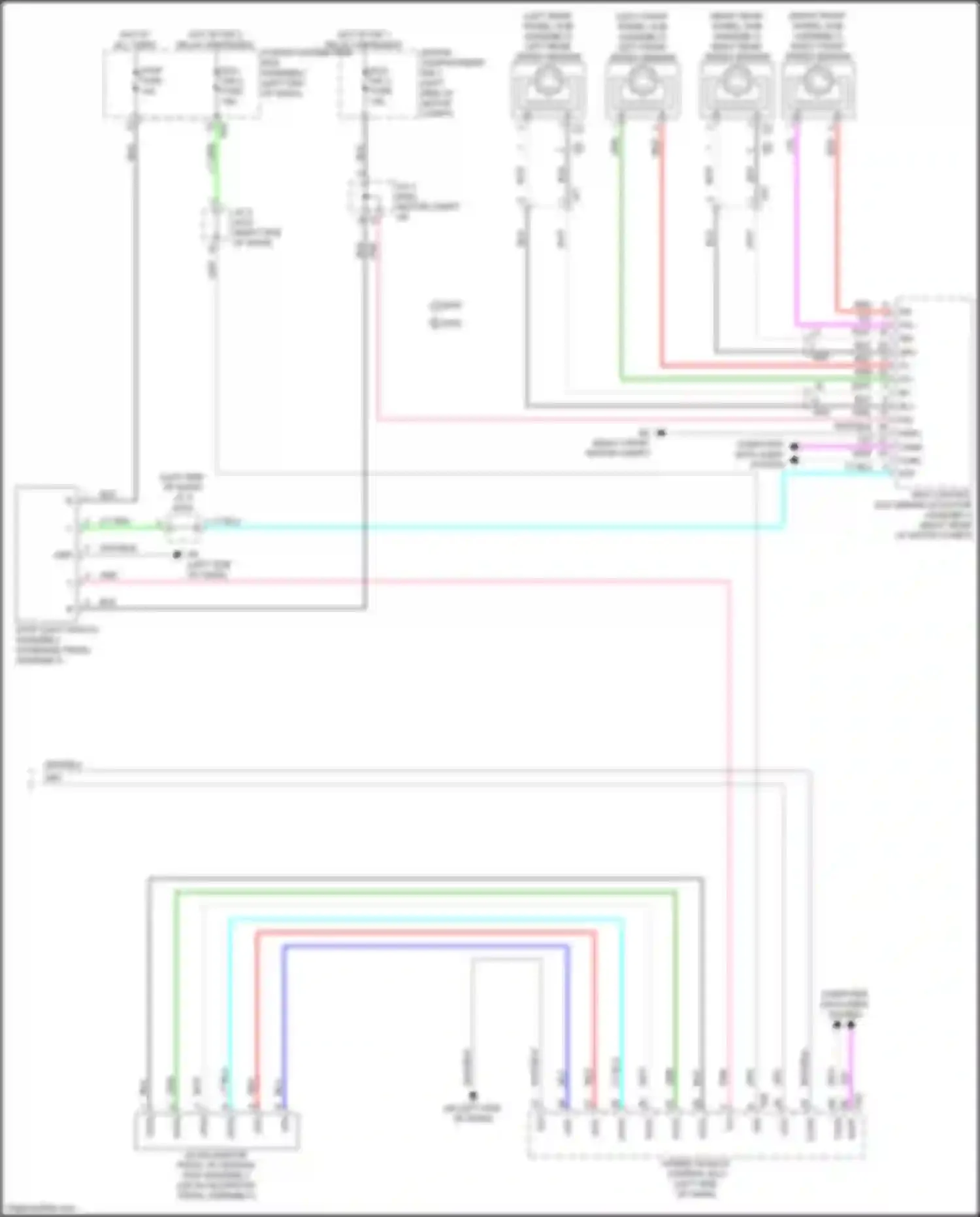 Wiring diagram computer data lines system for Toyota bZ4X I (2022-2024) (13 of 78)