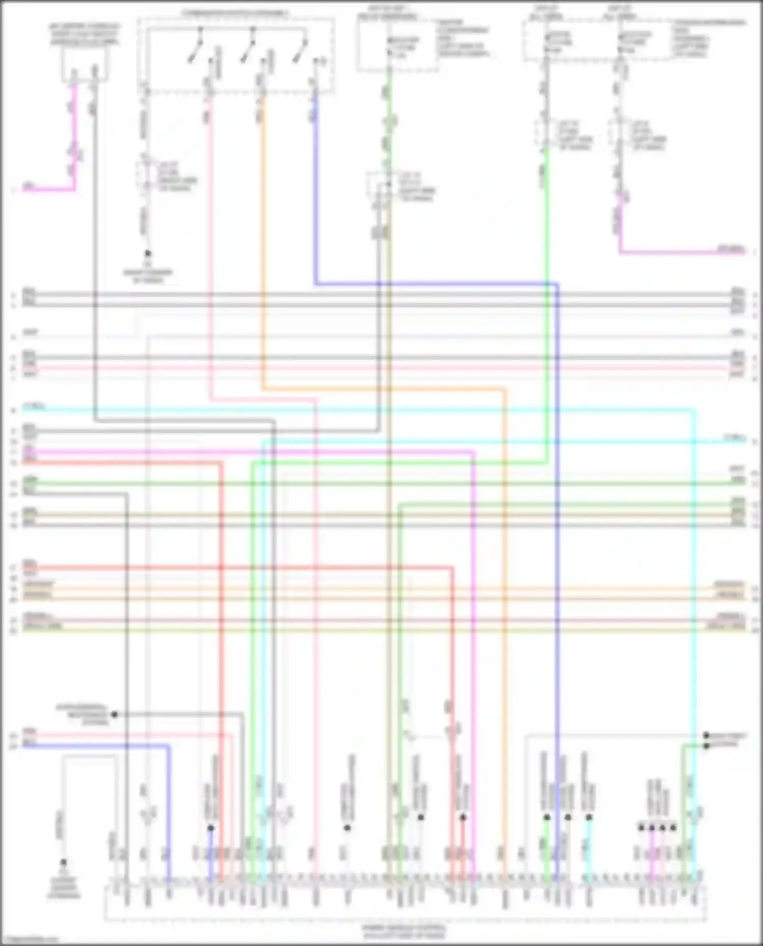 Wiring diagram down set for Toyota bZ4X I (2022-2024) (1 of 1)