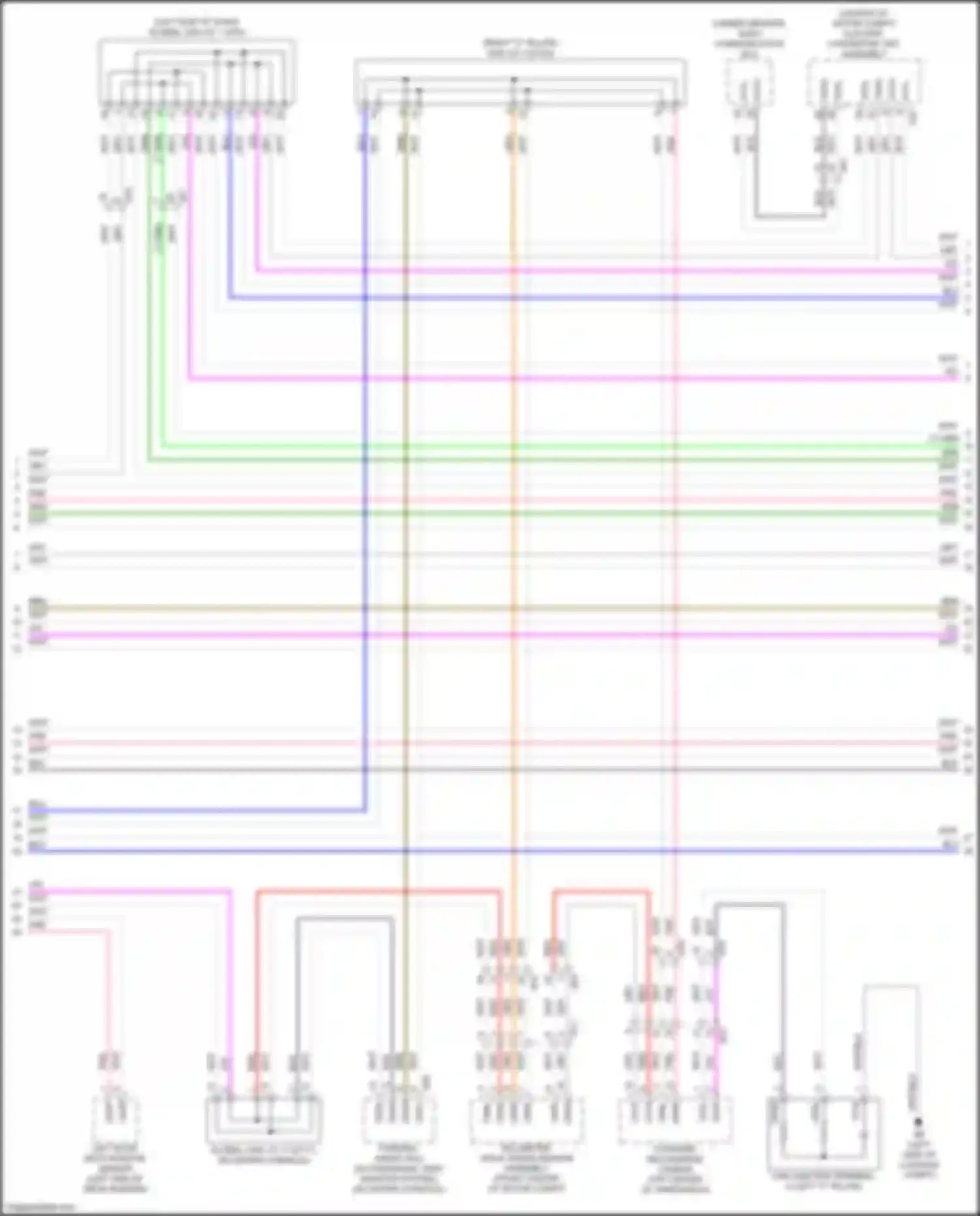 Wiring diagram electric converter unit assembly for Toyota bZ4X I (2022-2024) (2 of 6)