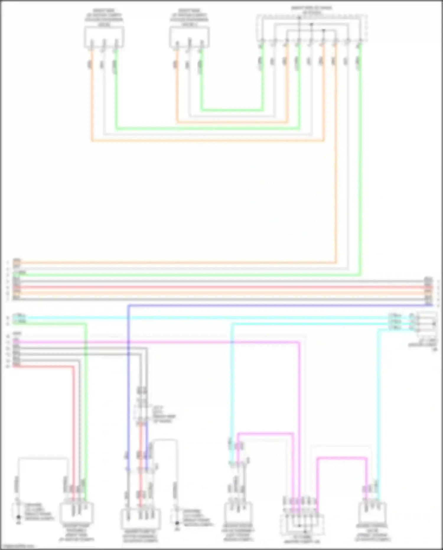 Wiring diagram heater pump assembly for Toyota bZ4X I (2022-2024) (1 of 2)