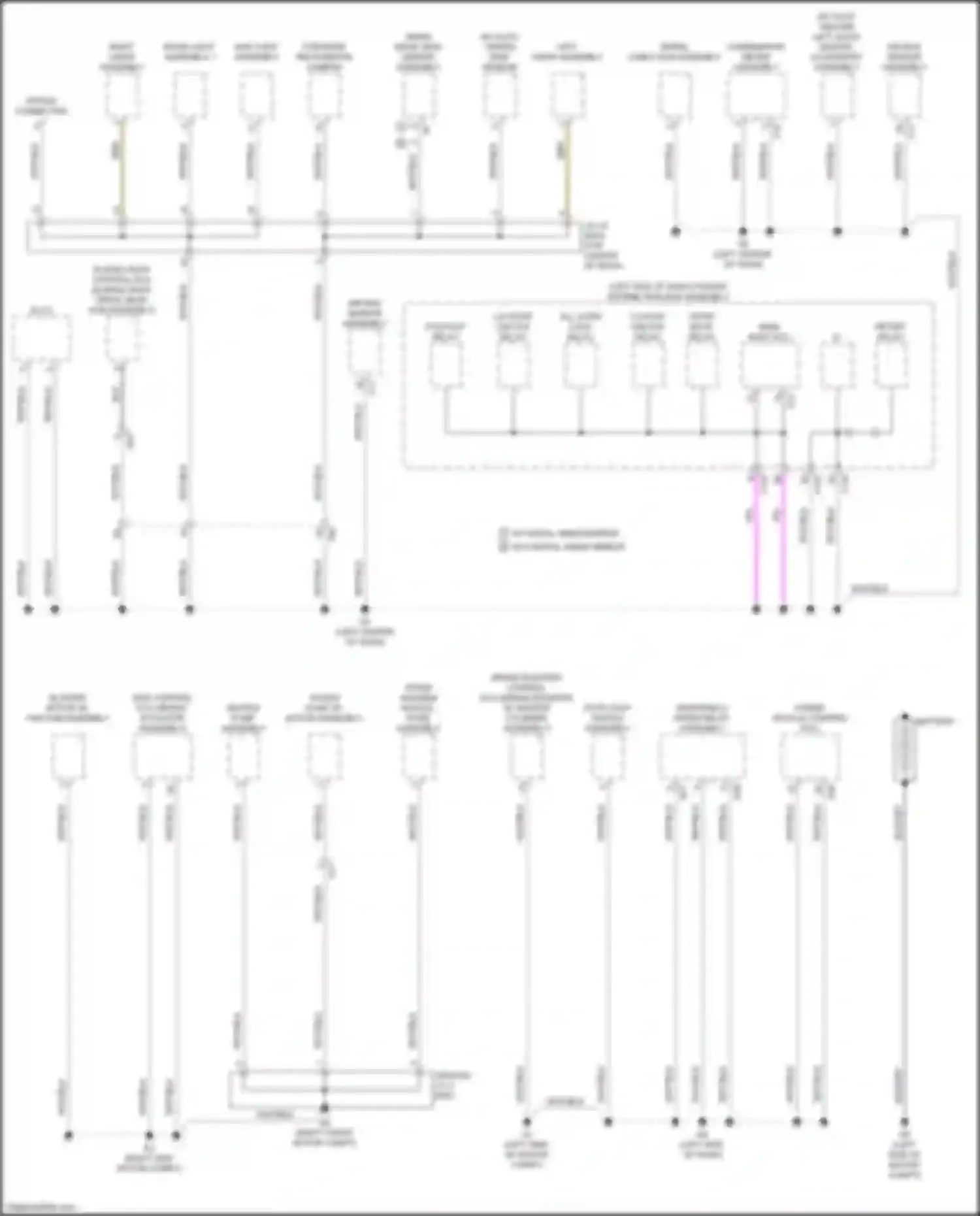 Wiring diagram heater pump assembly for Toyota bZ4X I (2022-2024) (2 of 2)