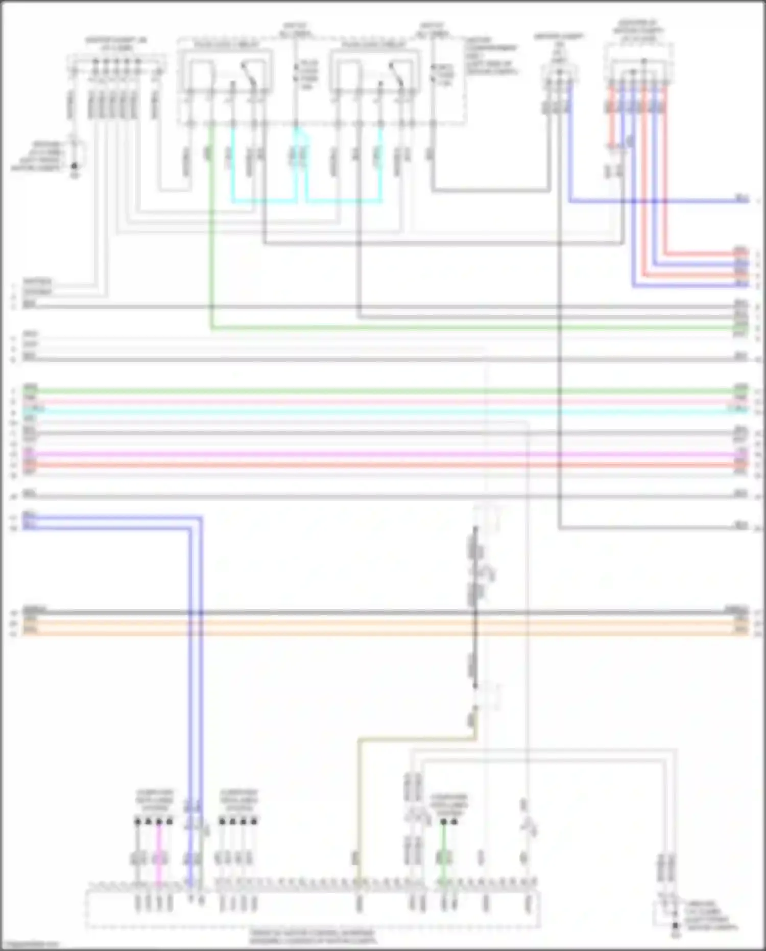 Wiring diagram hot at all times for Toyota bZ4X I (2022-2024) (76 of 78)