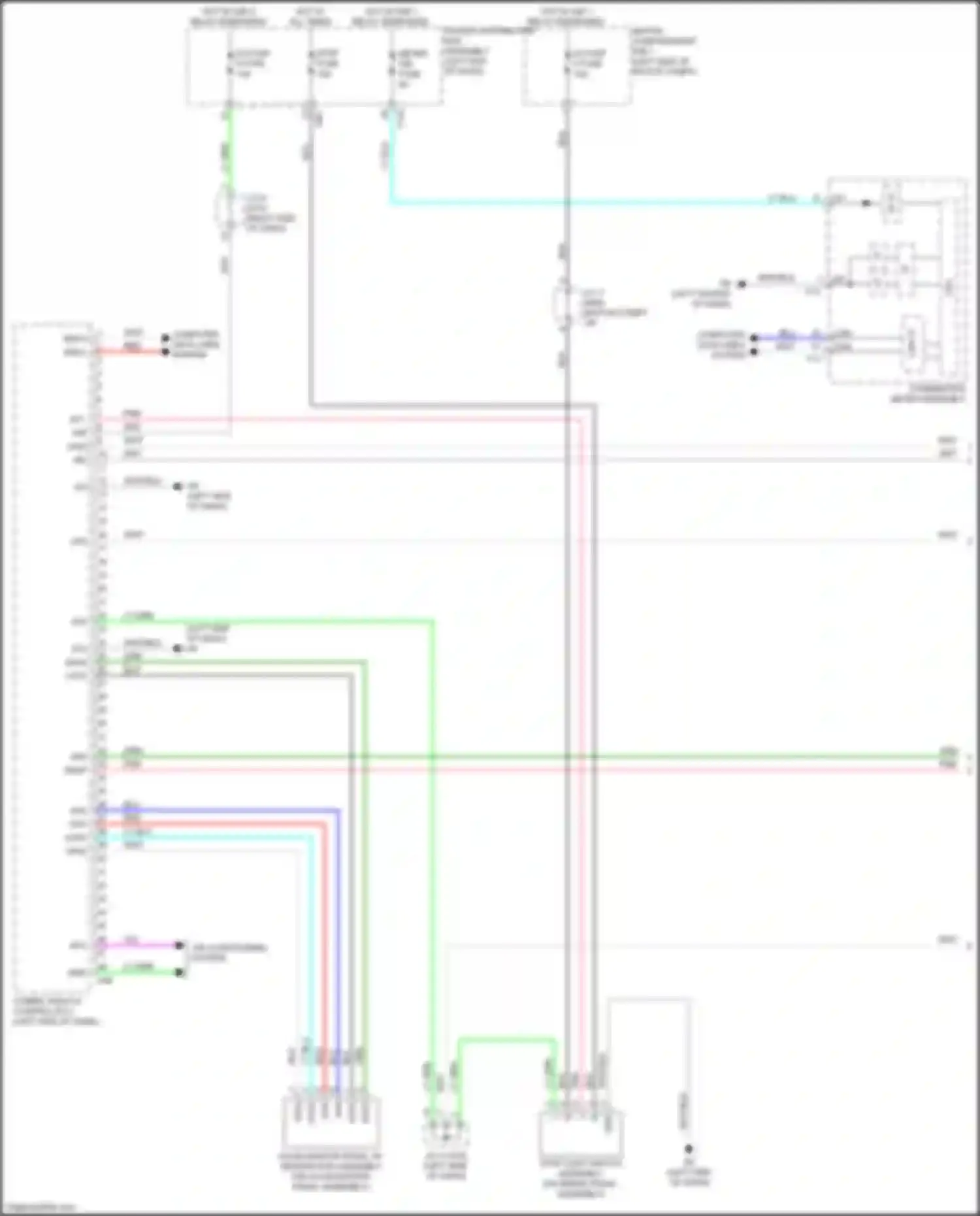Wiring diagram hot w/ igr 2 relay energized for Toyota bZ4X I (2022-2024) (27 of 28)
