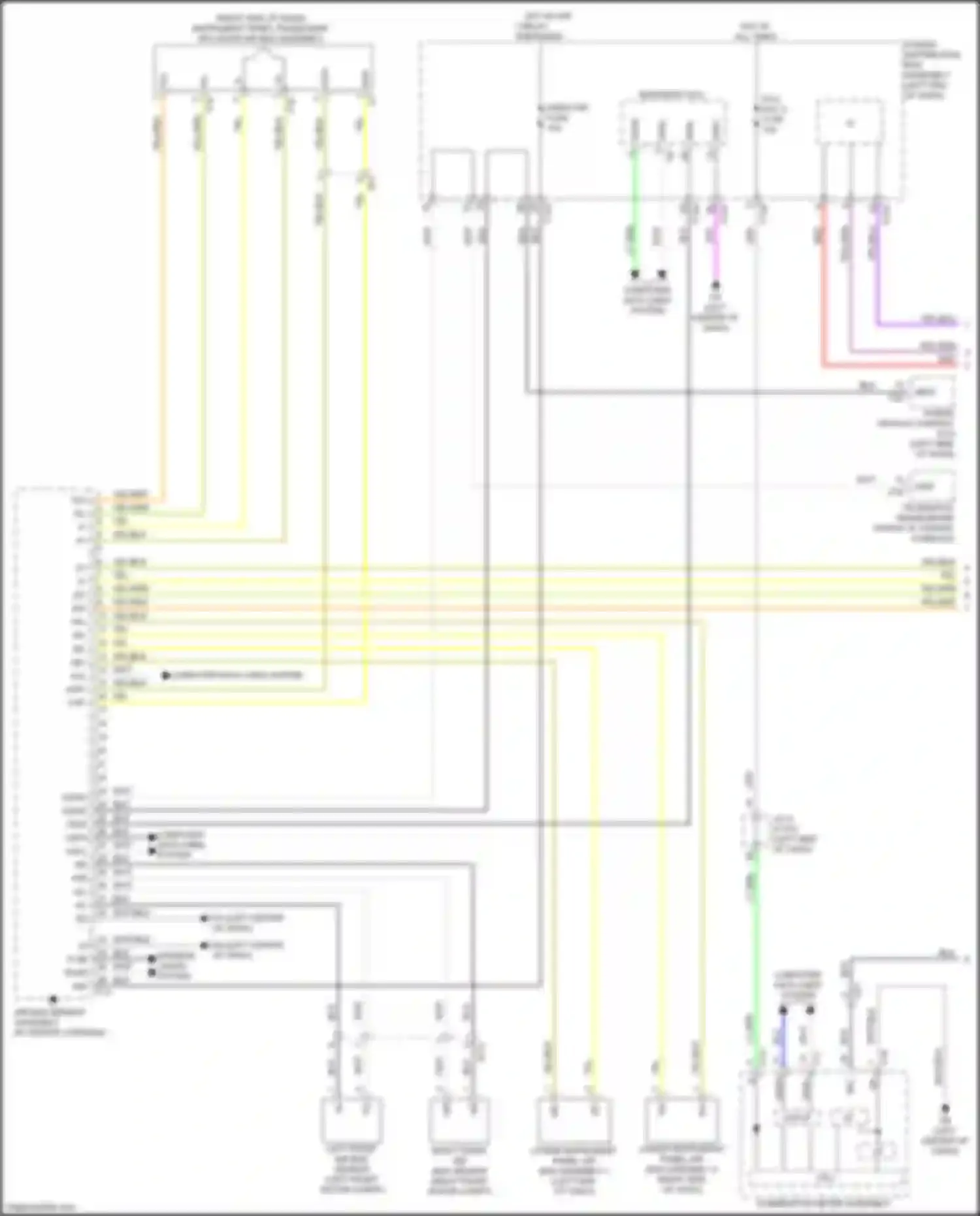Wiring diagram main body ecu for Toyota bZ4X I (2022-2024) (8 of 19)